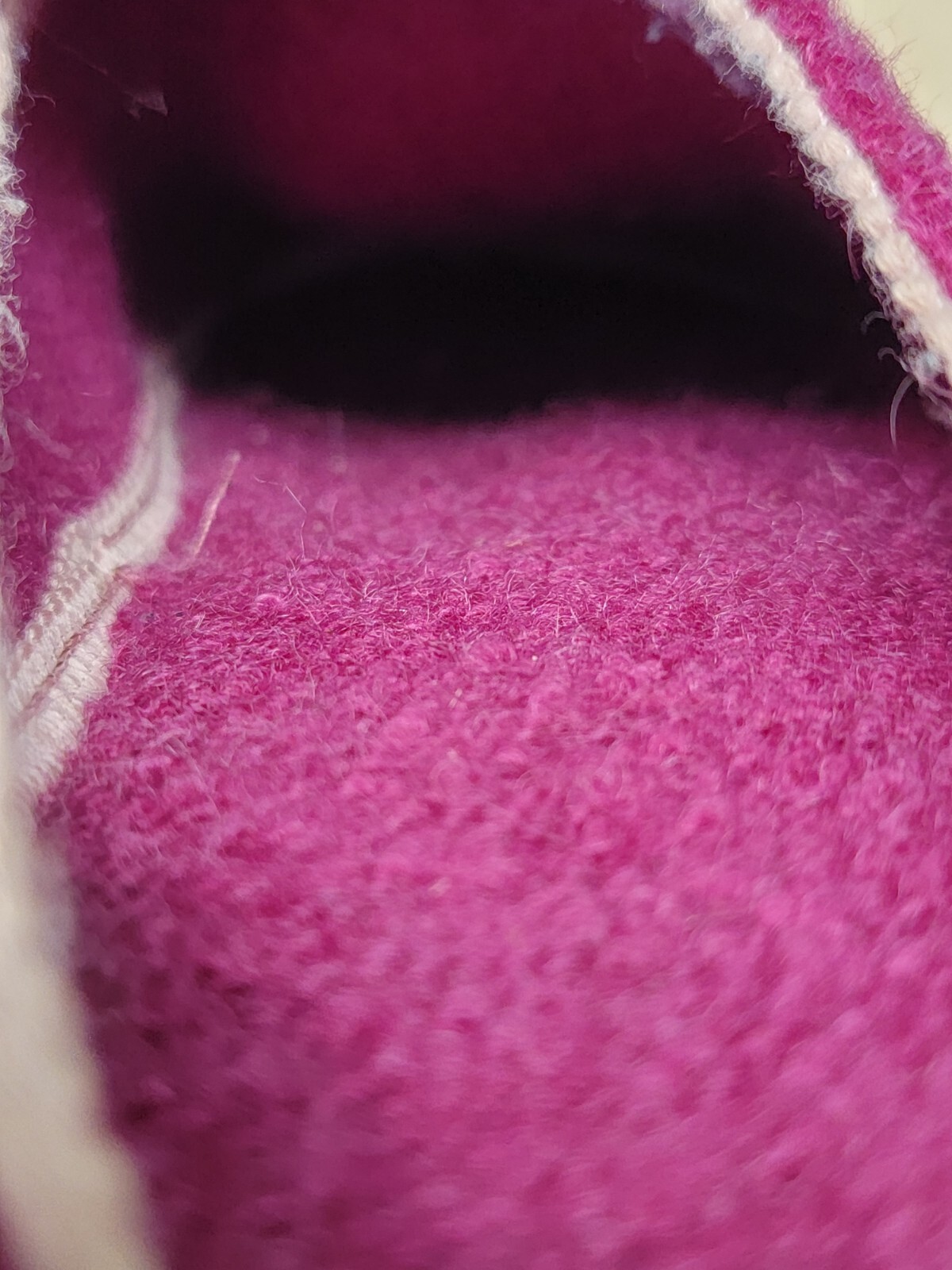 Kitz Pichler Austria Boiled Wool Hot Pink Slippers Women’s House Shoes Sz 37 EUR