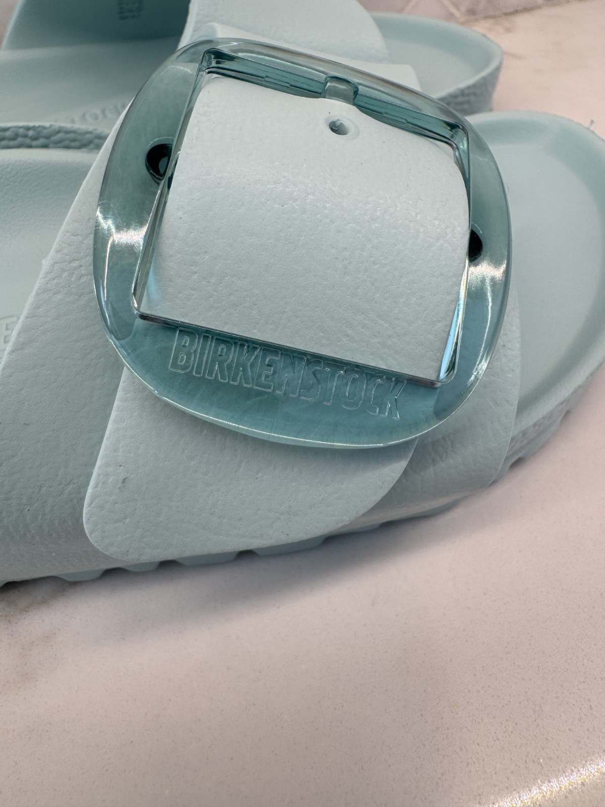 Birkenstock Madrid Big Buckle EVA Essentials Sandals Womens Size 6 37 Surf Green