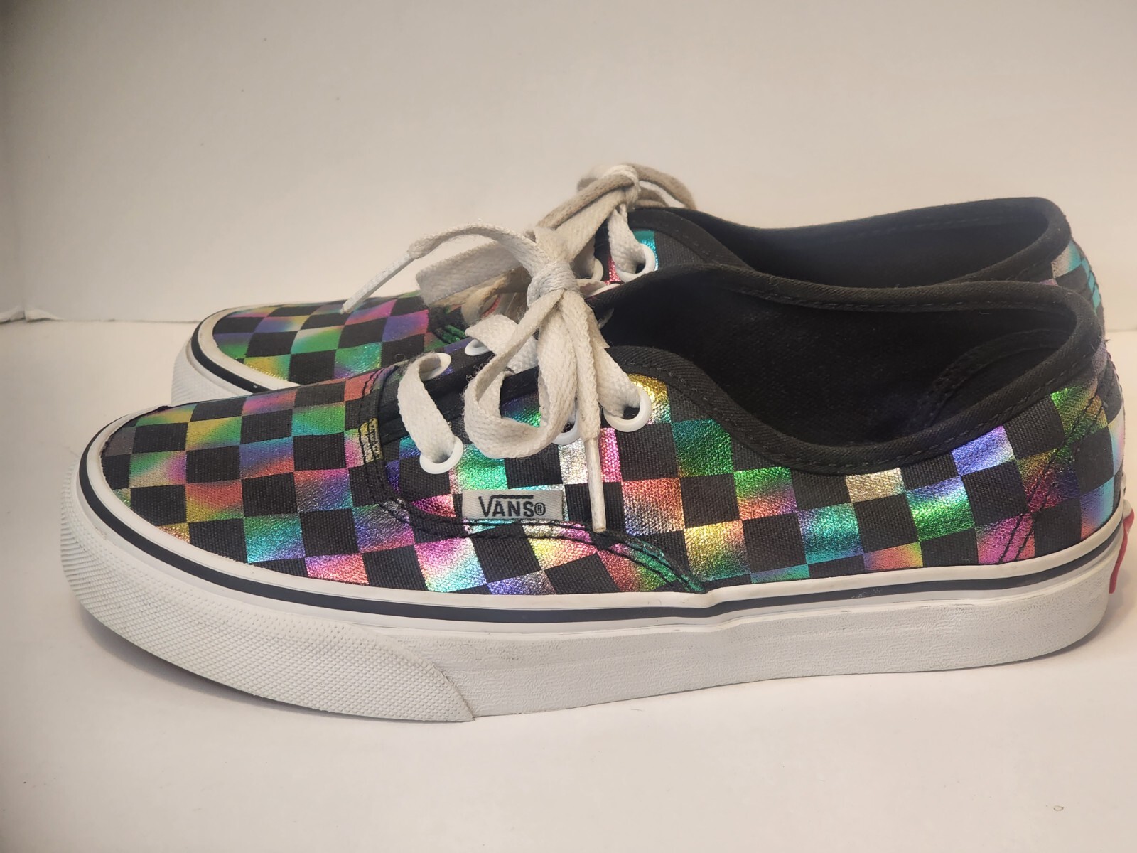 VANS Low Top Canvas Skate Shoes 508731 multicolored rainbow women 5 / men 3.5