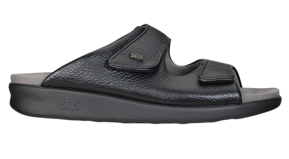 SAS Cozy Sandal Black 11 WW Double Wide, Women’s Shoes New In Box Save Big