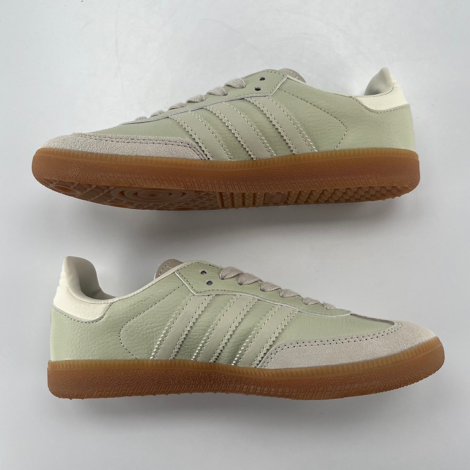 Adidas Samba OG Aluminum Gum Grey White IE7013 Womens Size 6.5 Sneaker Shoes