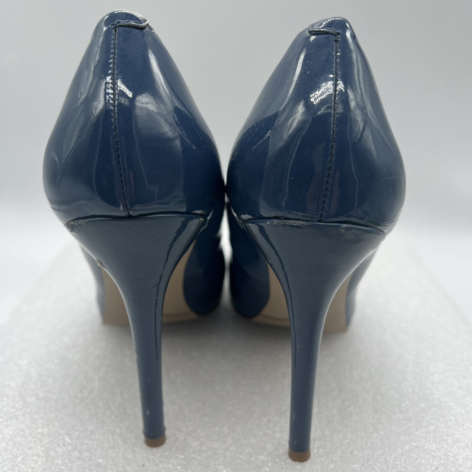 Nine West Maximus Blue Heels Womens Size 9 Pointed Toe Stiletto Pumps 4 Inch