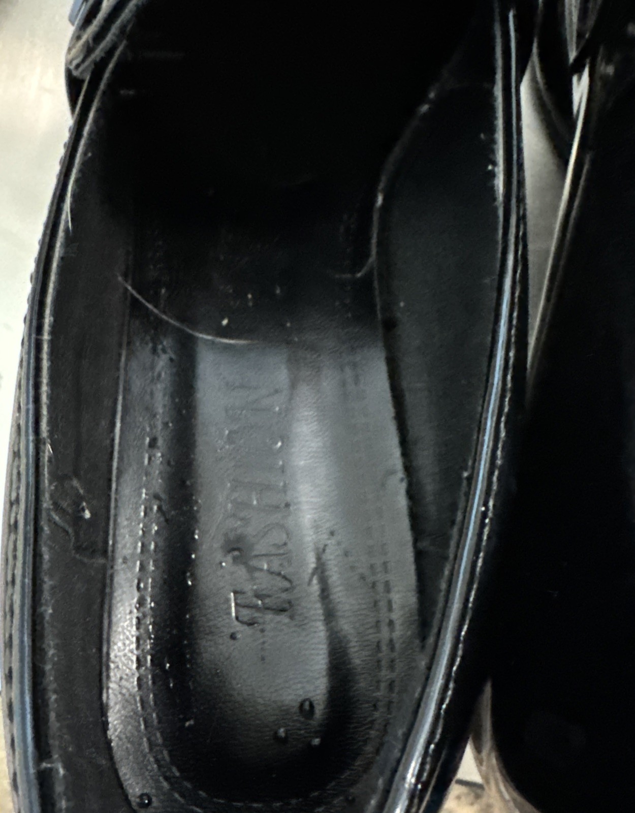 WOMENS LOAFERS BLACK Synthetic LEATHER STYLE European Size 39 (US Size 8.5)