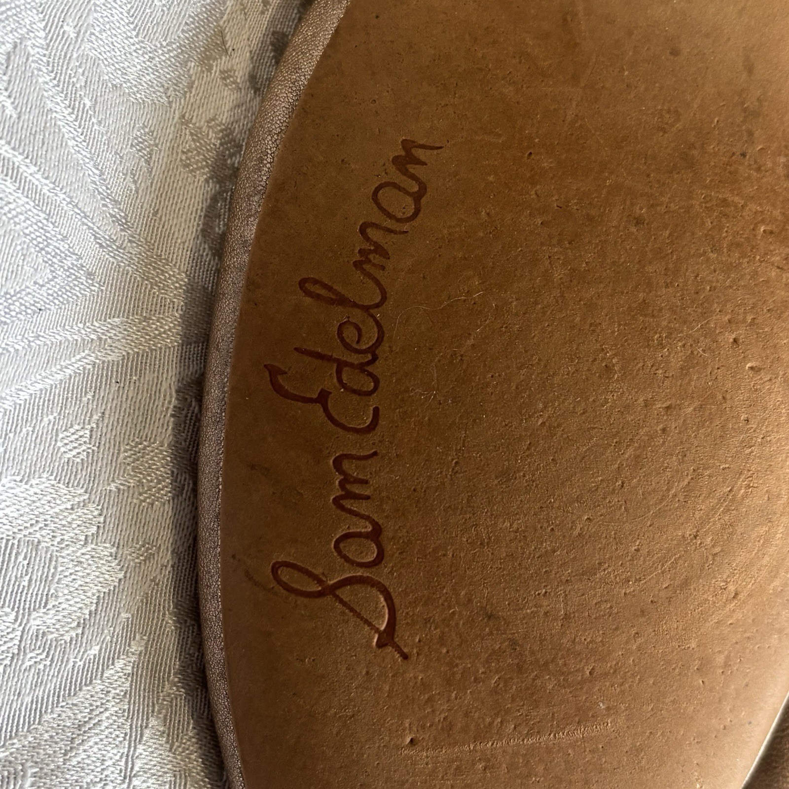 Sam Edelman Ballet Flats 8.5 Womens FELICIA Pink Champagne Color Leather VGC