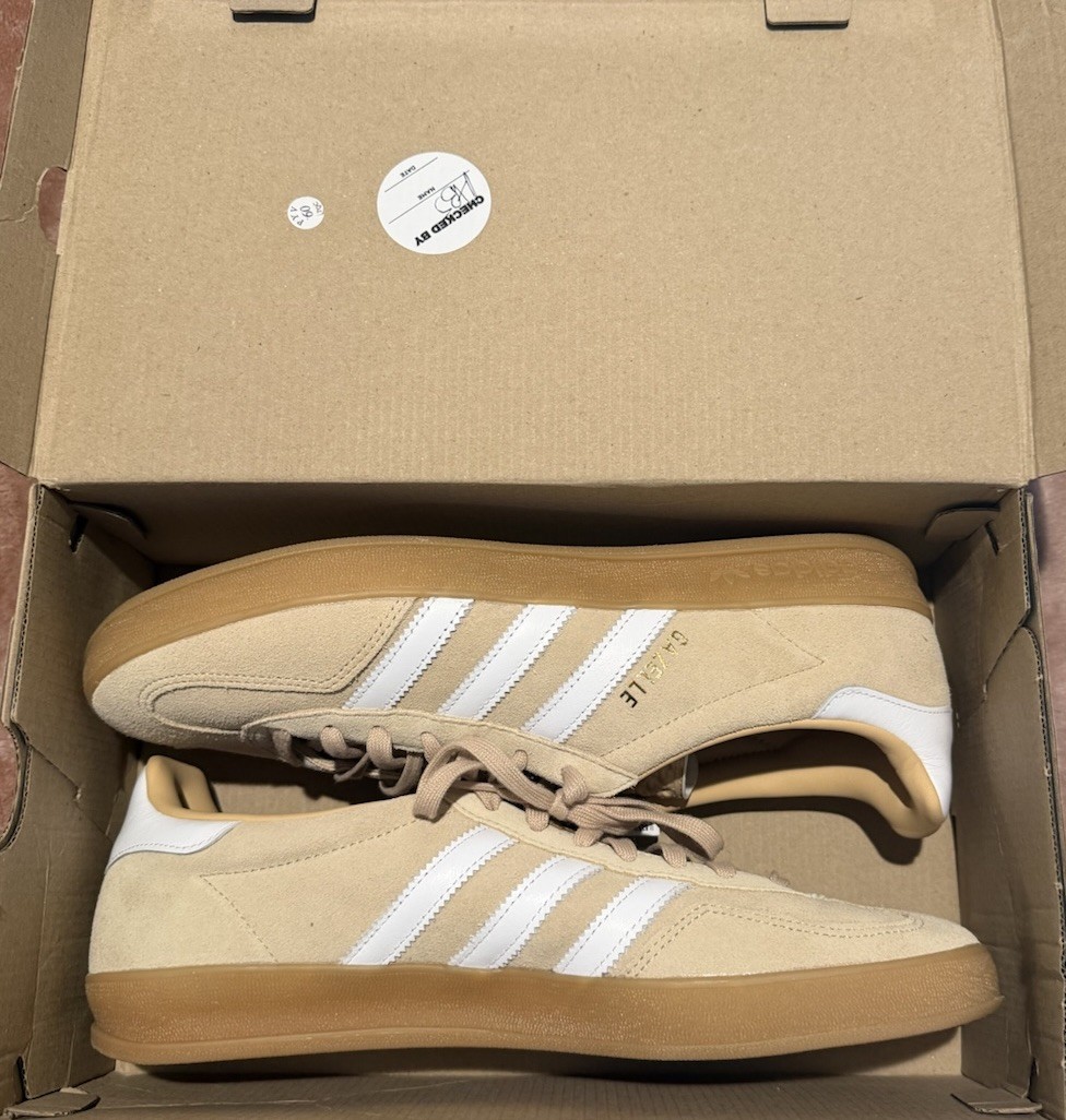 Adidas Gazelle Indoor W IH5482 Magic Beige White Gum Women’s Size 11 NEW