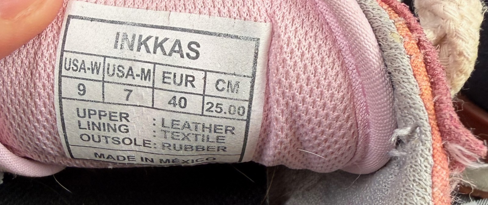 Inkkas Andes Jogger Womens 9 Gorpcore Red Mountain Outdoor Suede Sneakers EU 40