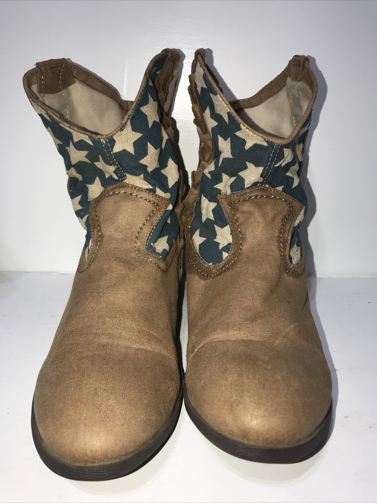 American Rag Americana Cowgirl Rodeo Bootie SZ 9/10 USA Patriotic