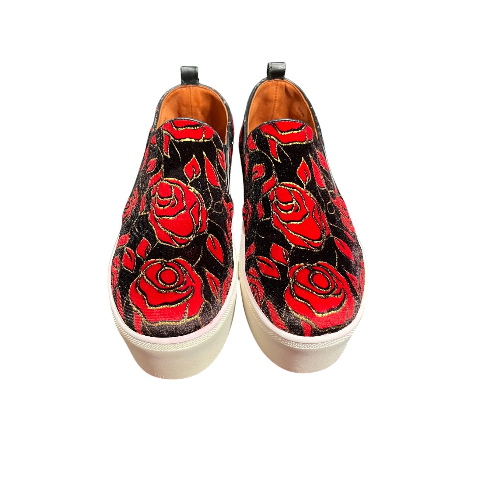 Golo Red Rose Floral Vivian Collection Women’s Size 7