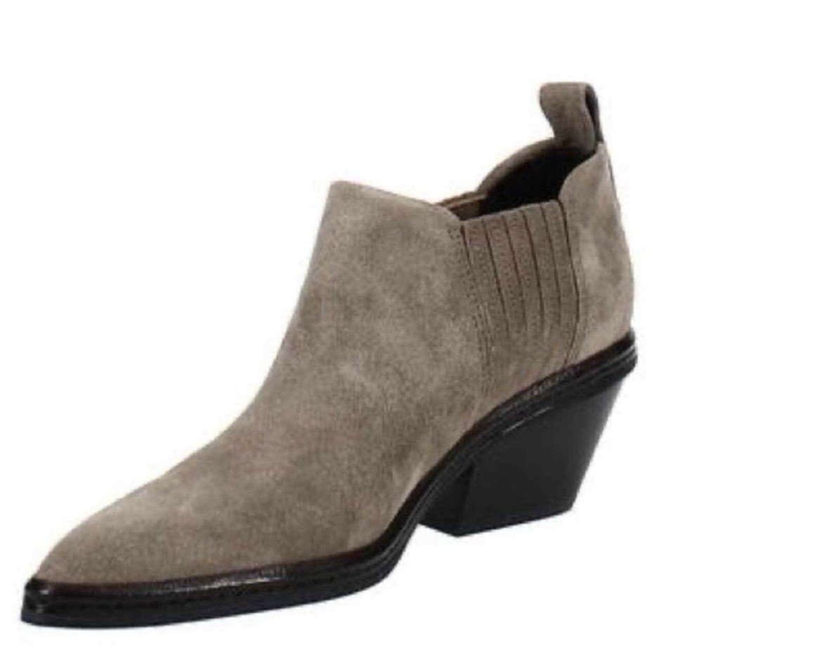 Via Spiga Women’s Clay Suede Pointed Toe Pull On Farly Ankle Booties sz 8.5M