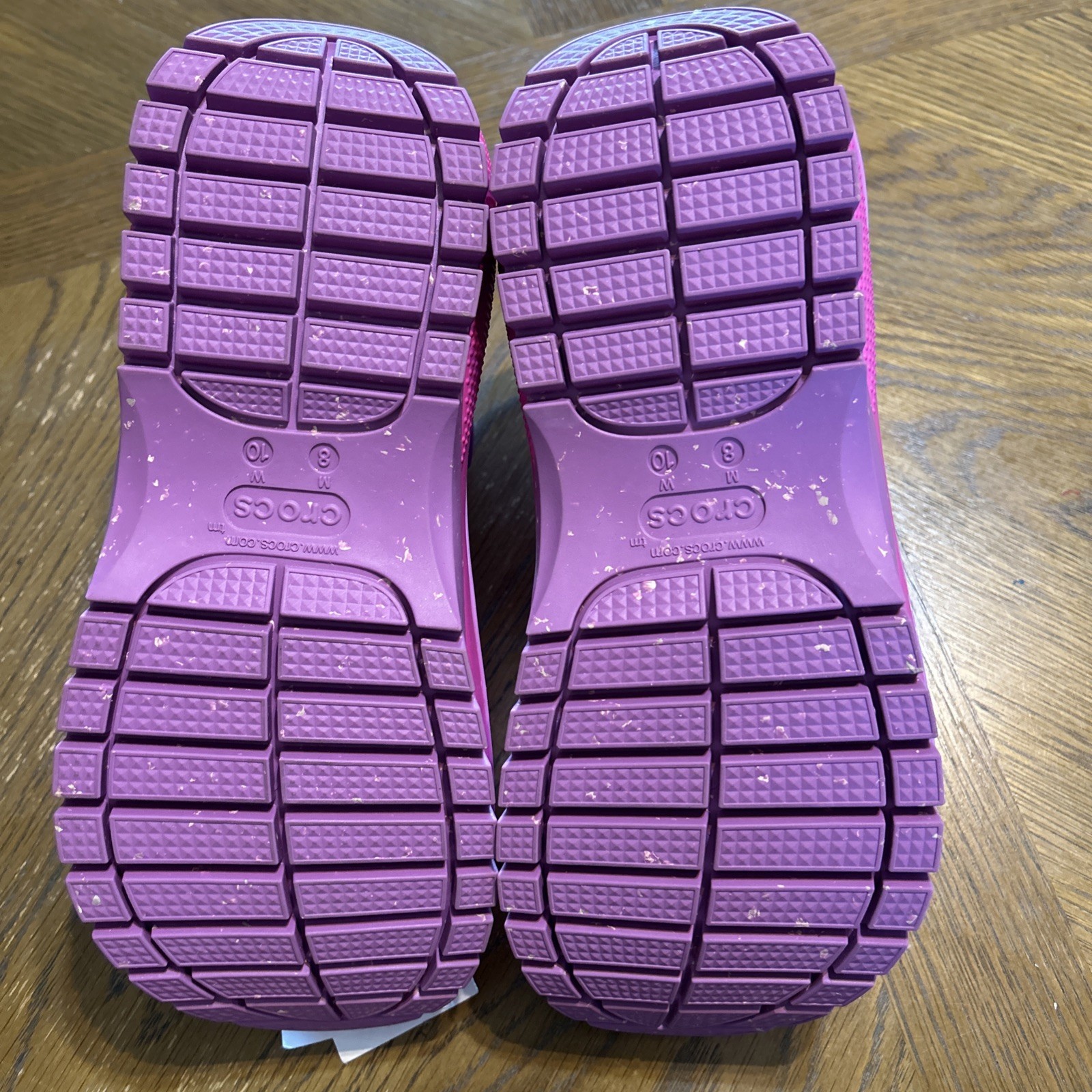 Crocs Classic Mega Crush Sandal Women’s 10 Mens 8 High Platform Bubble Pink