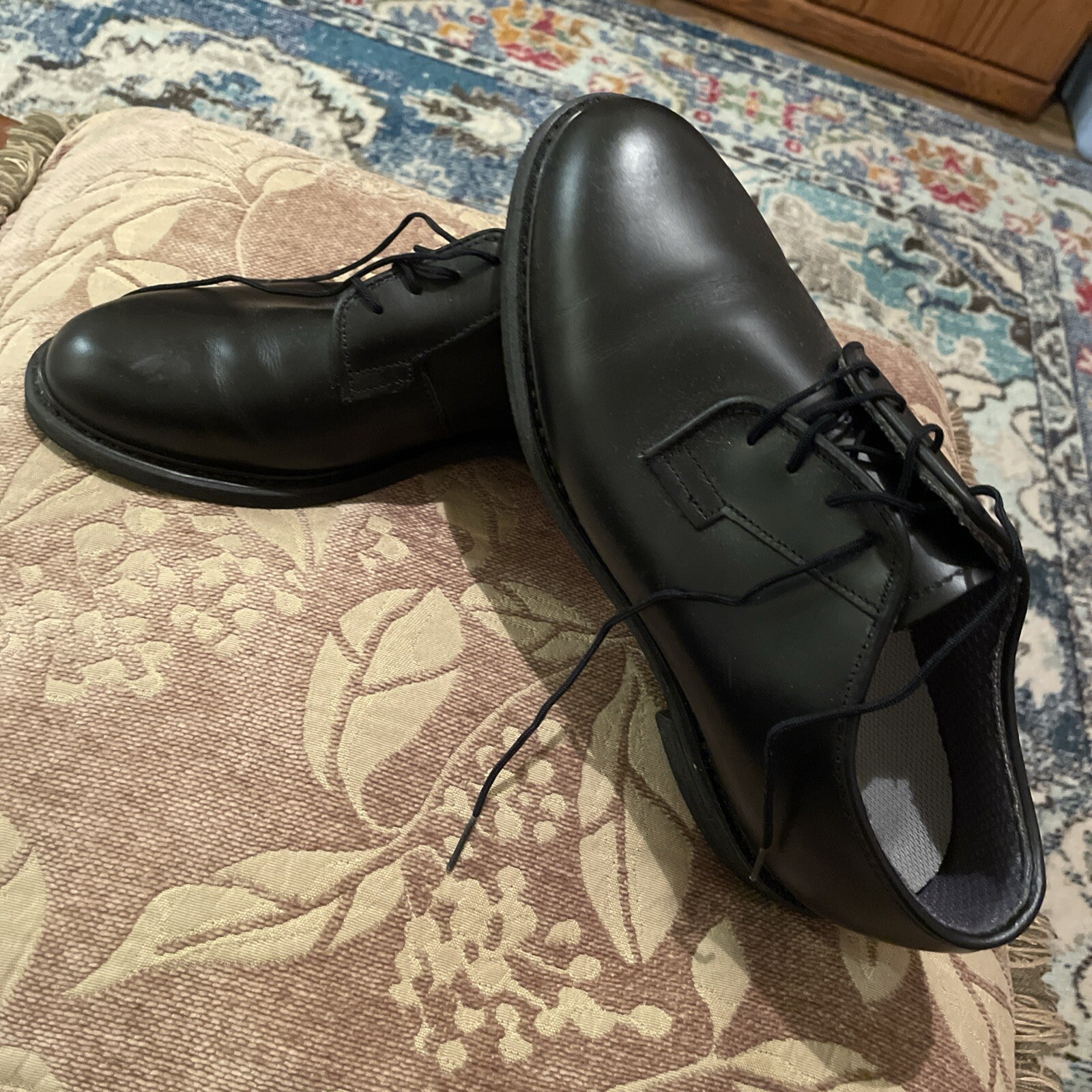United States Navy women’s Shoes Size 8 1/2 black Vibram Oil resisting