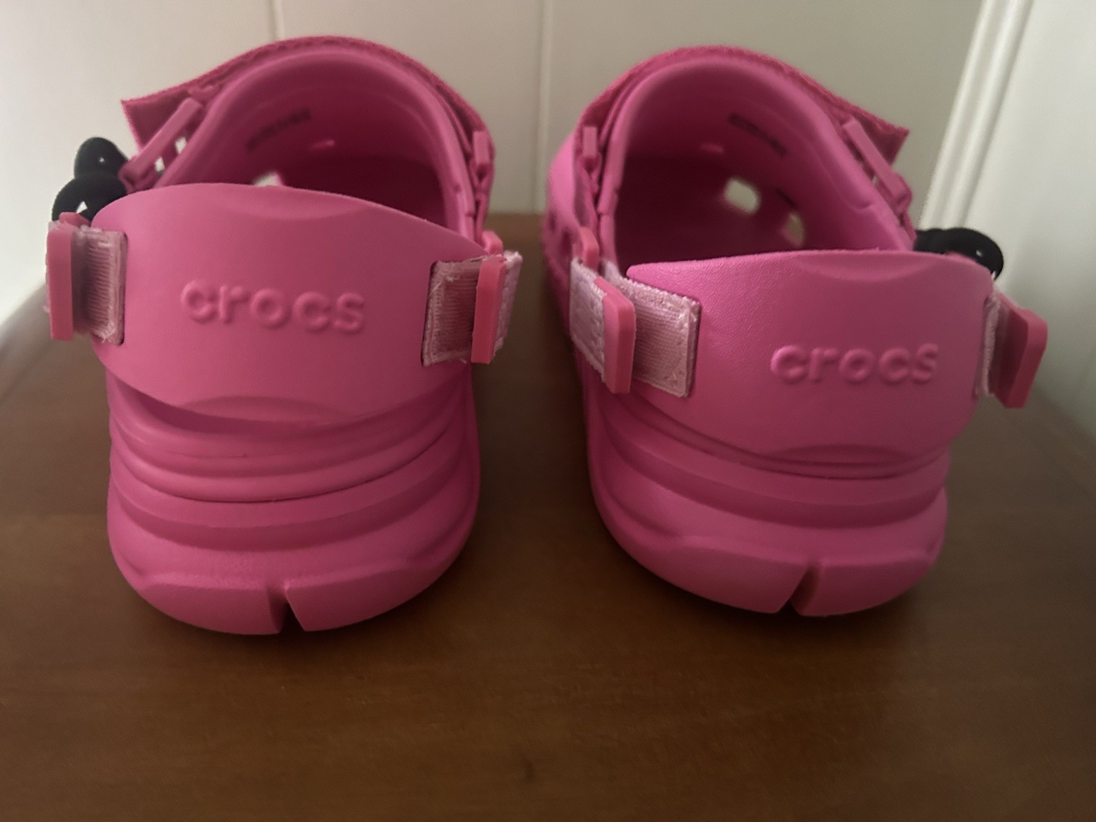 Post Malone x Crocs Duet Max Clog II Pink W8 M6 Limited Edition EUC