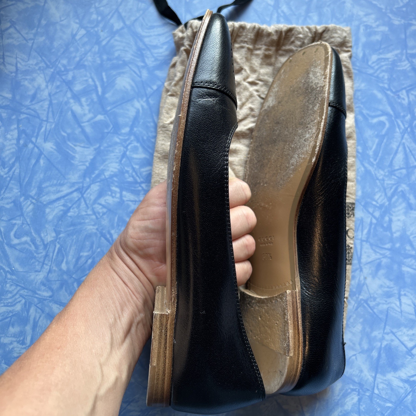 Gucci Ballet Slippers Black 371/2