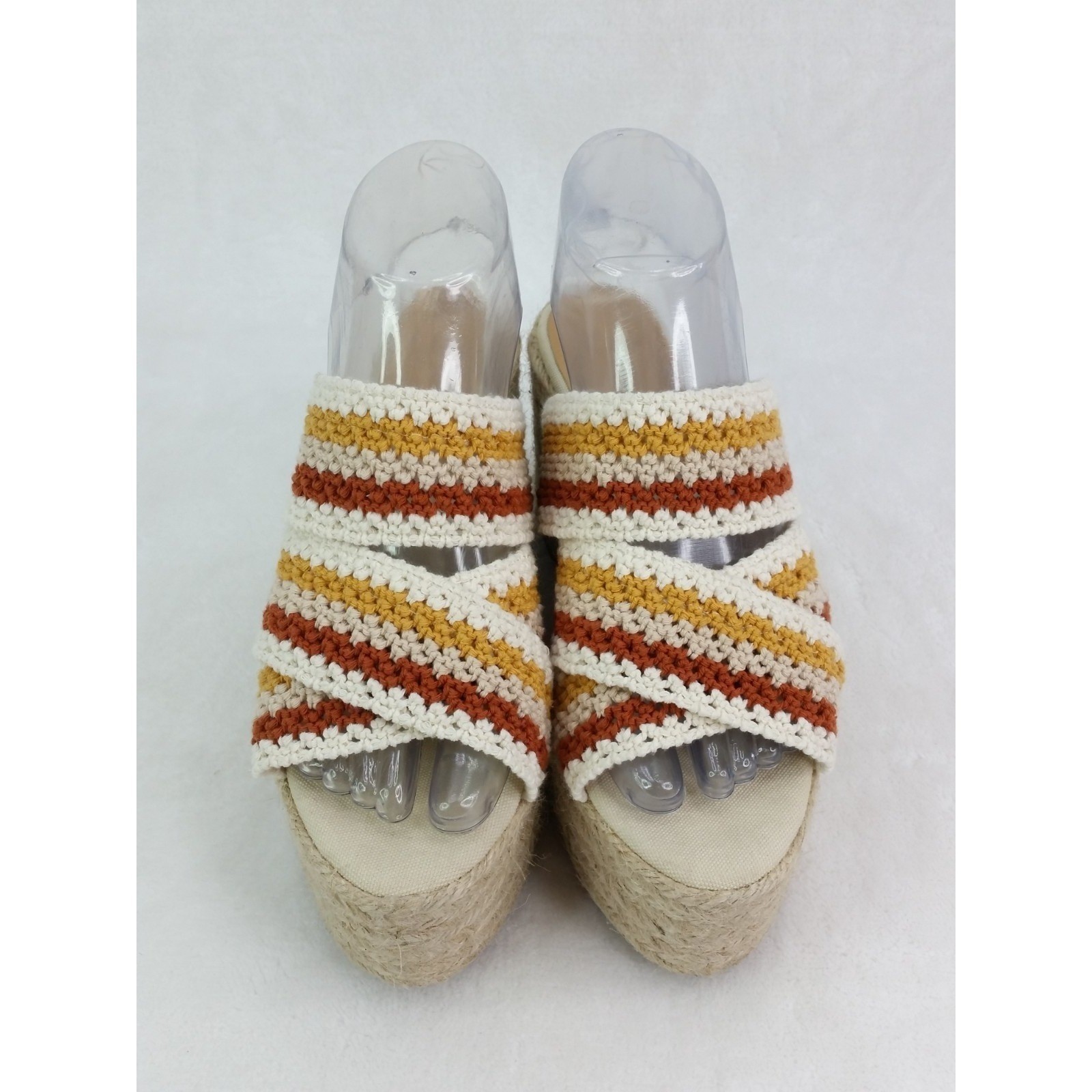 Castañer Elegant Cream Espadrille Wedge Sandals EU 39 US 7.5 Castaner Shoes