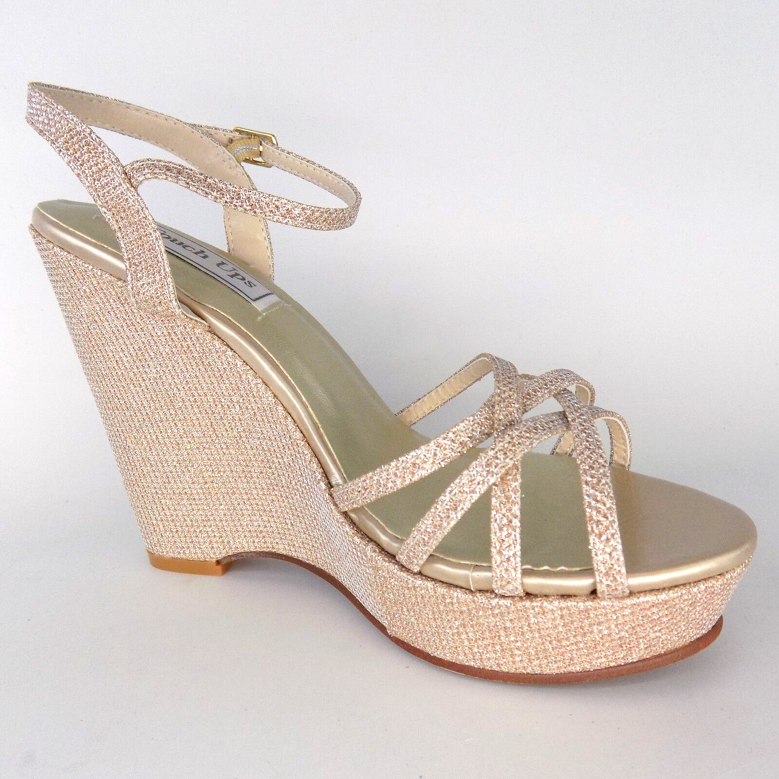 Touch Ups Jaden Women’s Champagne Sandals Size 6.5 WORN ONCE