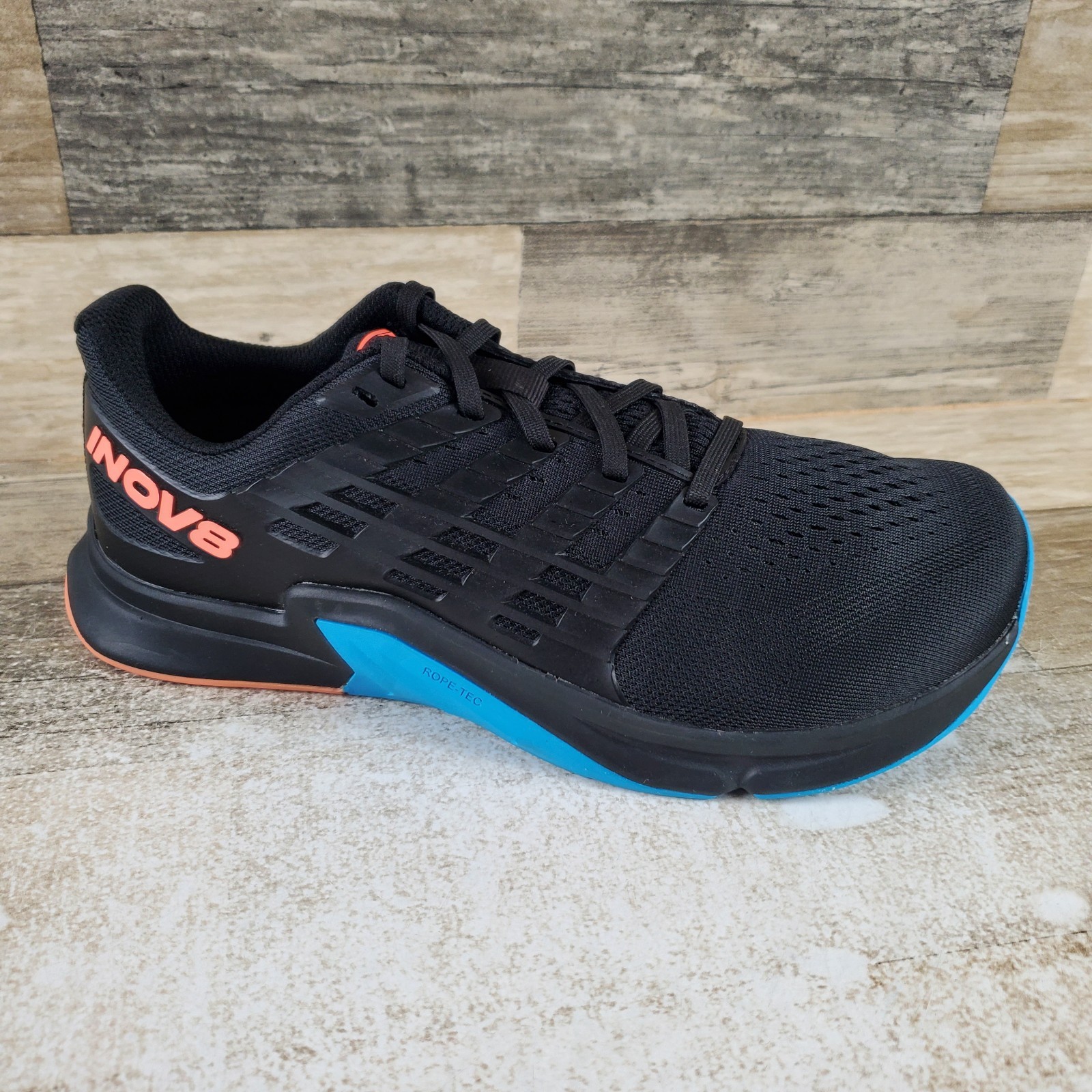 Inov8 F-Lite Womens Gym Shoes Sz 9 Running Athletic Black Coral Blue Sneakers