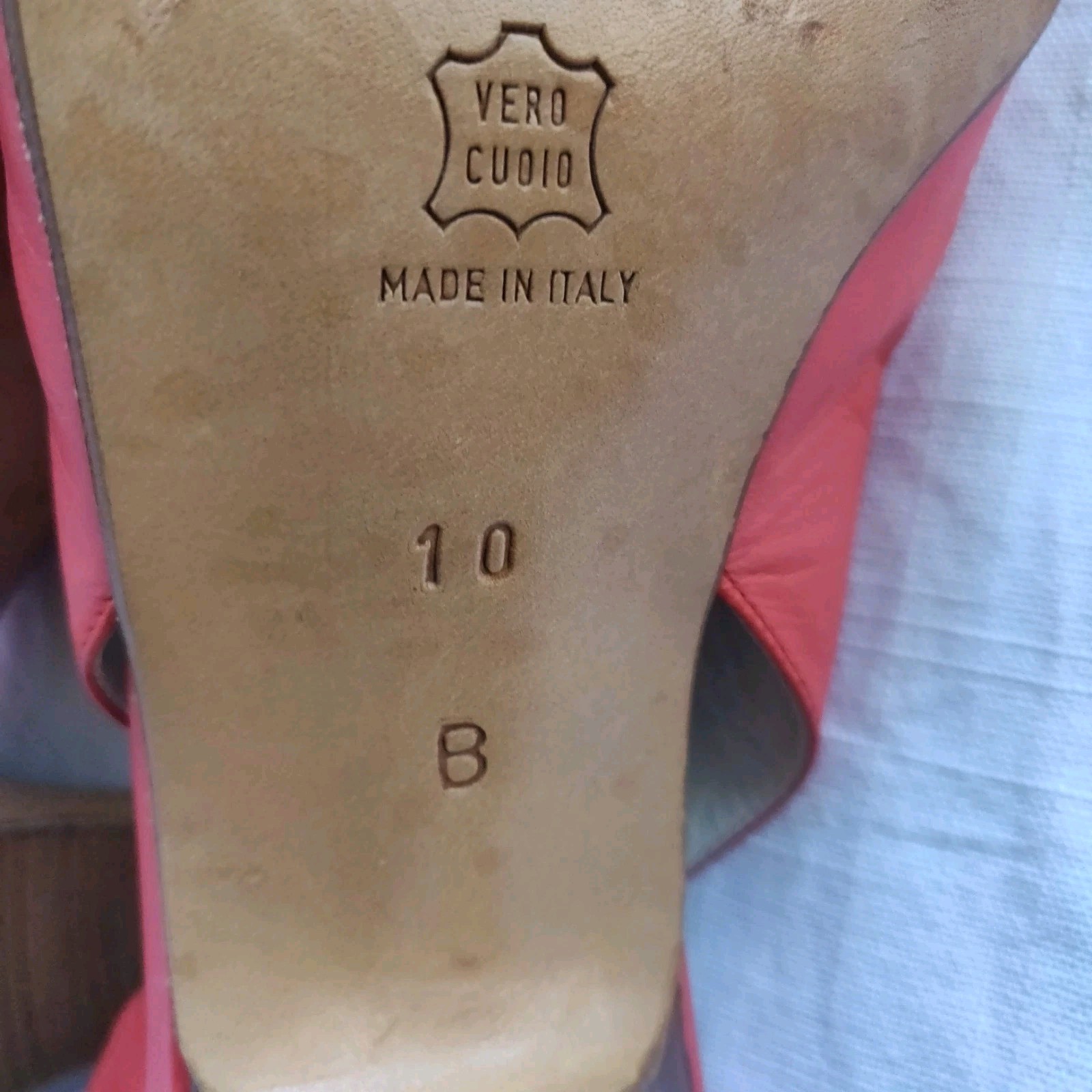Authentic BOTTEGA VENETTA Peep toe Sling Back Low Heel Sandals Size 10