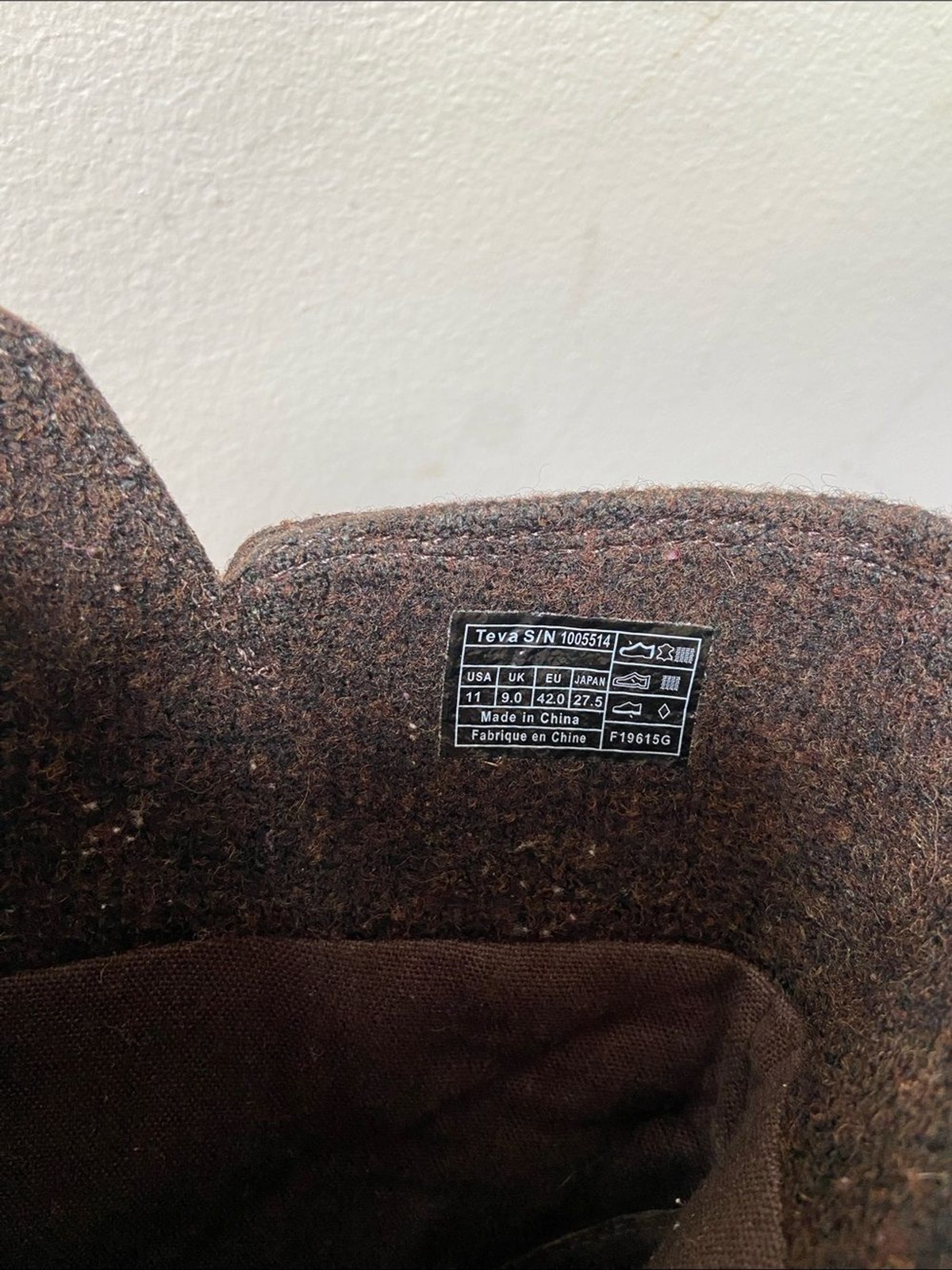 Teva De La Vina Wool Leather Ankle Boots Waterproof