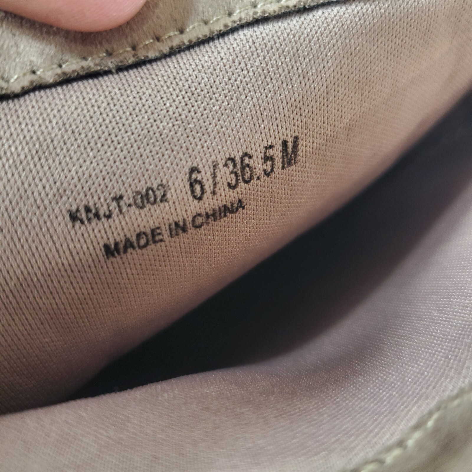 Chinese Laundry Kipton Womens Boots Sz 6 Taupe Suedette Knee High Block Pull On
