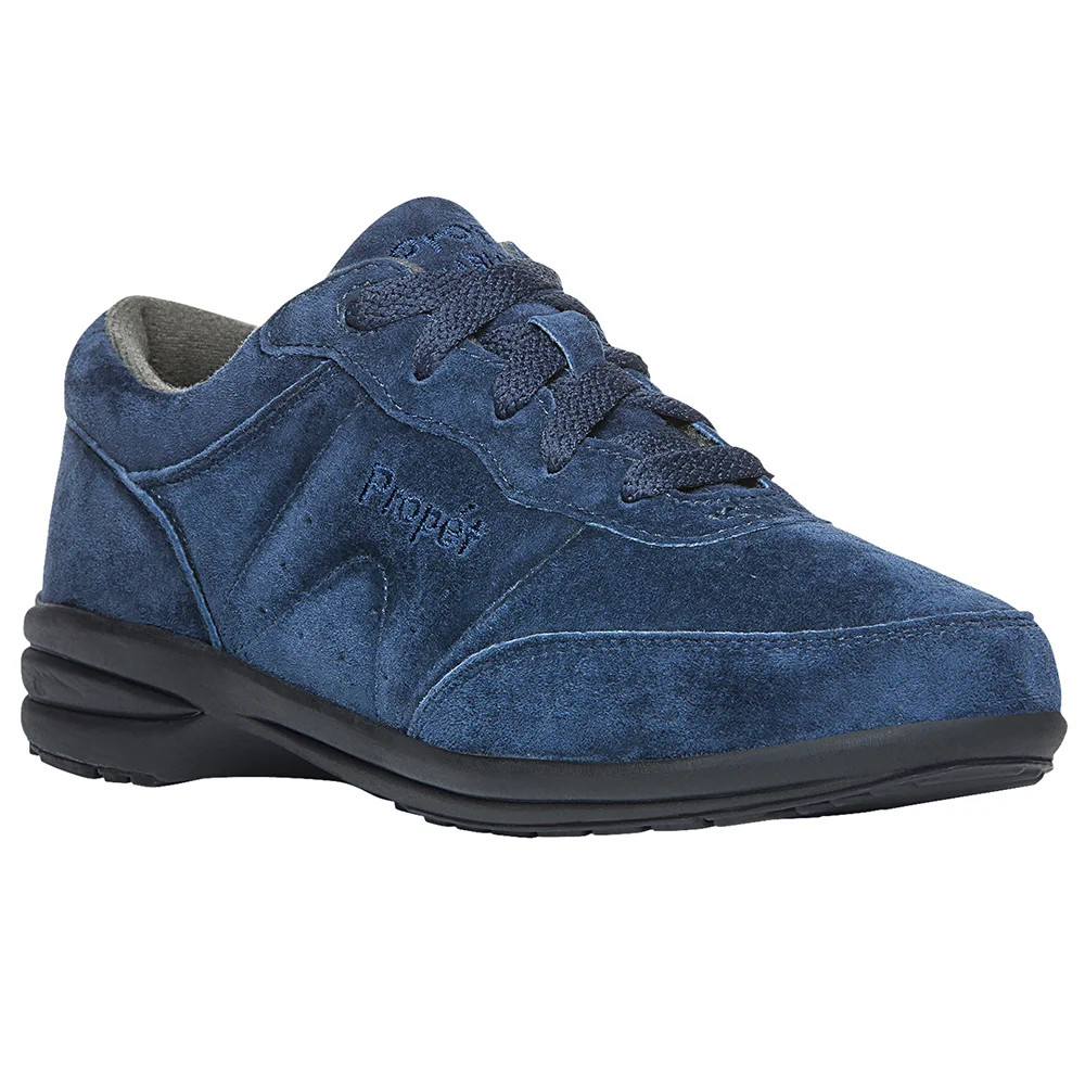 Propet Washable Walker Womens Comfort Shoes Size 5.0 BM, Indigo Suede, NEW 5976