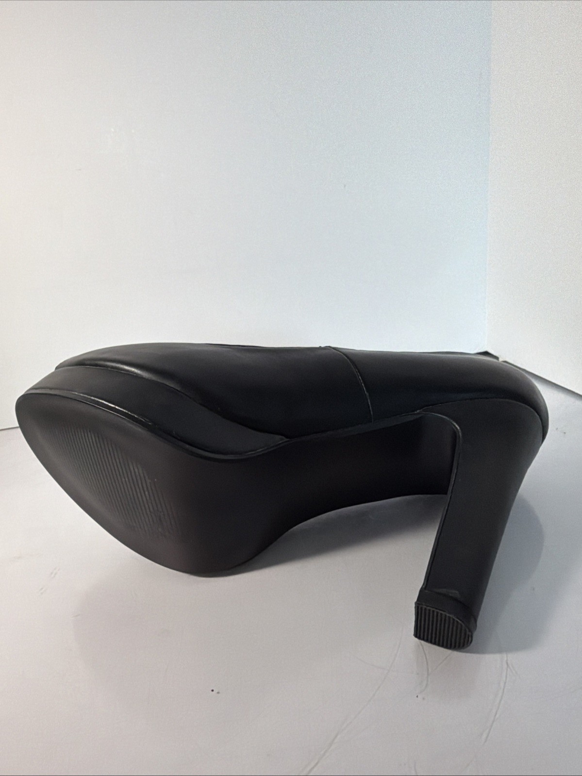 Torrid Platform Dress Pump Open Toe Women’s Size 12 Casual Heel Faux Black