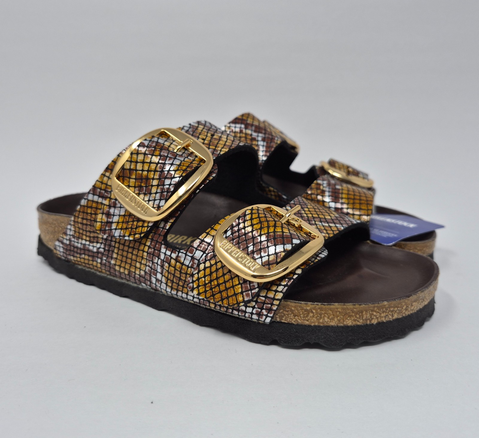 Birkenstock Women’s EU 36 = US 5 Arizona Big Buckle Python Narrow Sandals READ