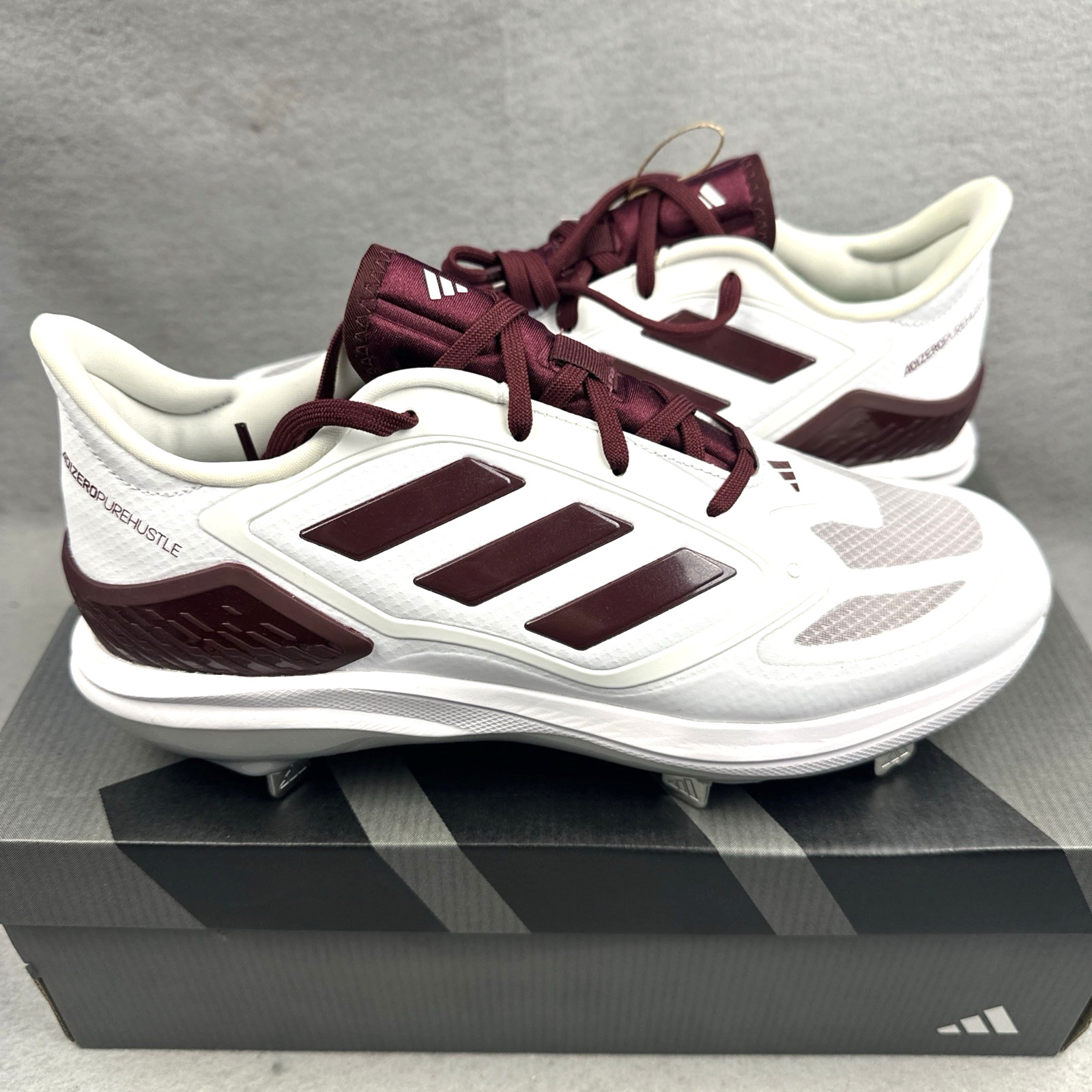 Adidas Purehustle 3 Elite Softball Cleats Womens 10 IG7131 New in Box Spikes