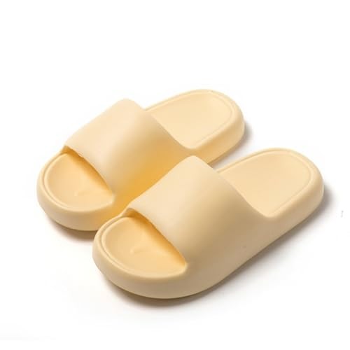 Cloud Shoes Shower Bedroom Anti Slip Lightweight 5-5.5 Women/4-4.5 Men Yellow