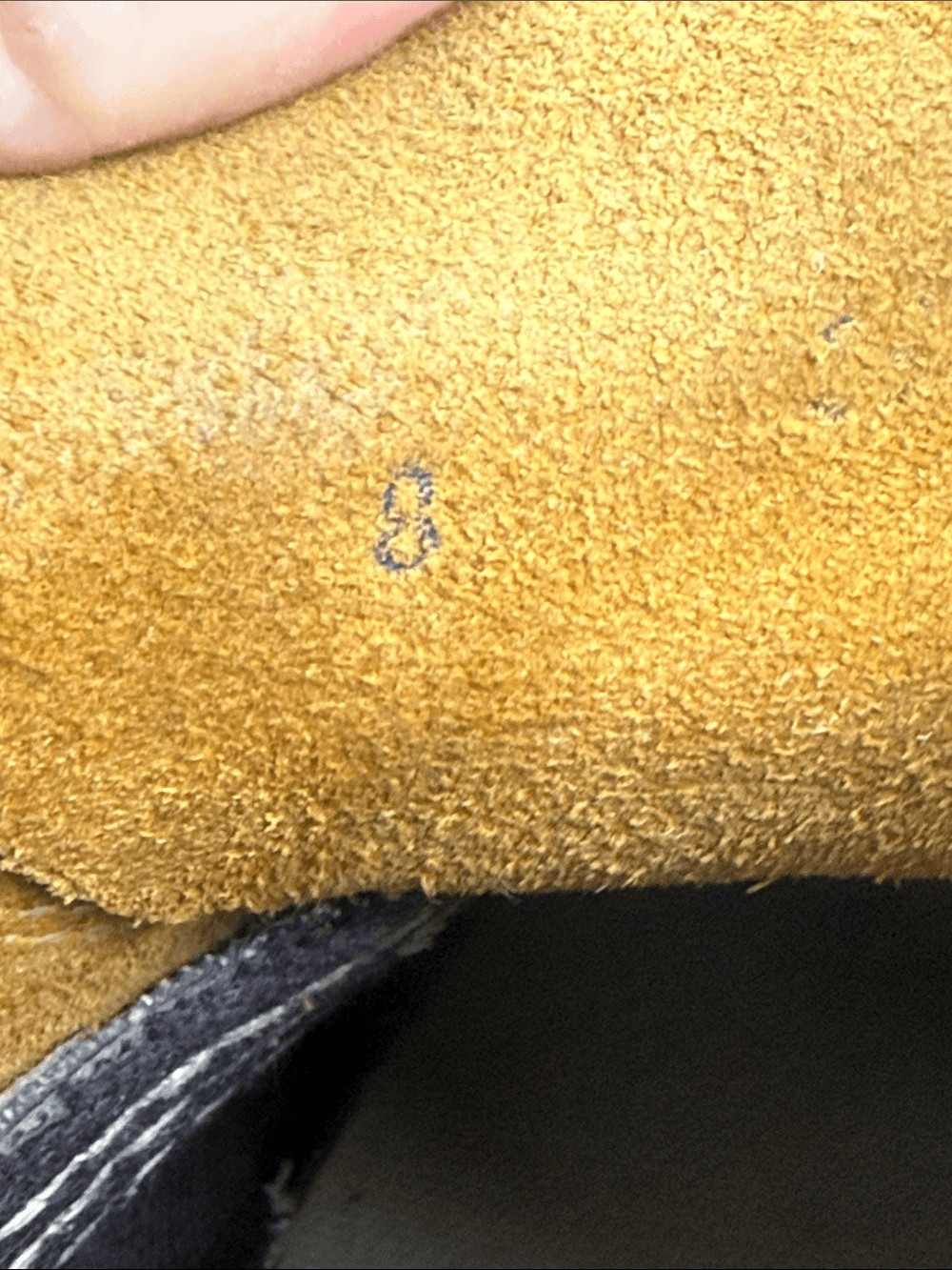 L.L. Bean Maine Hunting Shoe Women’s Sz 8 Waterproof Tan Leather Navy Moc Boots