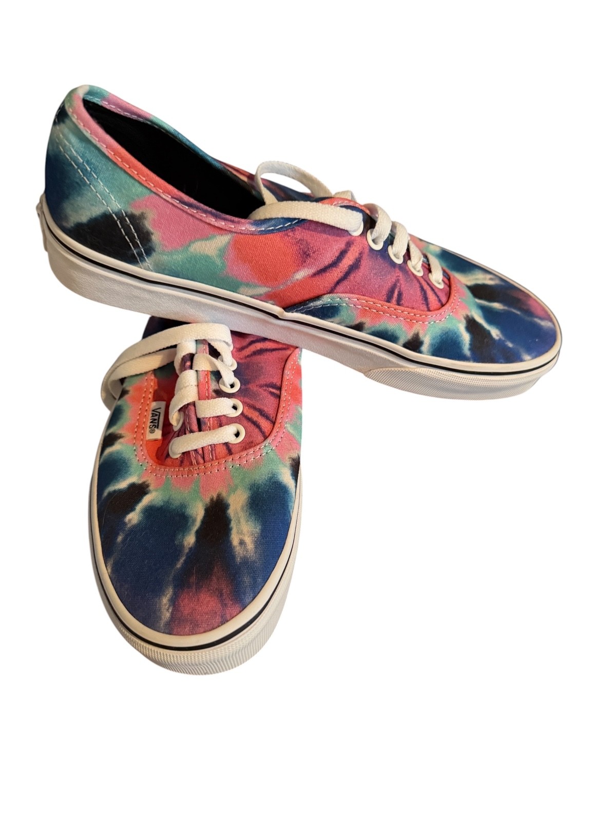 Brand New Women’s Vans Tie-Dye Multicolor Lace-Up Sneakers Size 9.5 US