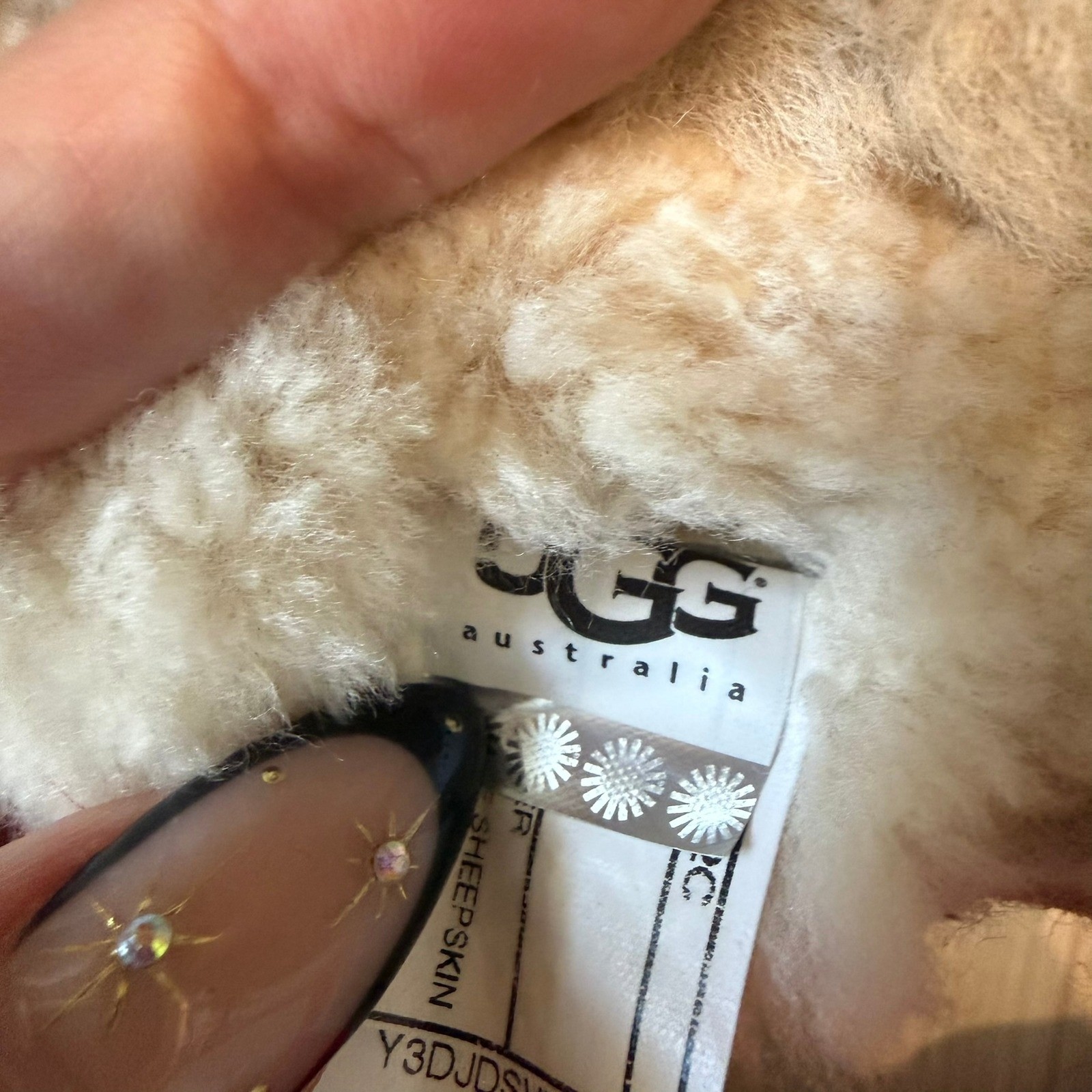 UGG Australia Dakota Chestnut Suede Sheepskin Moccasin Slippers Womens 8 5612