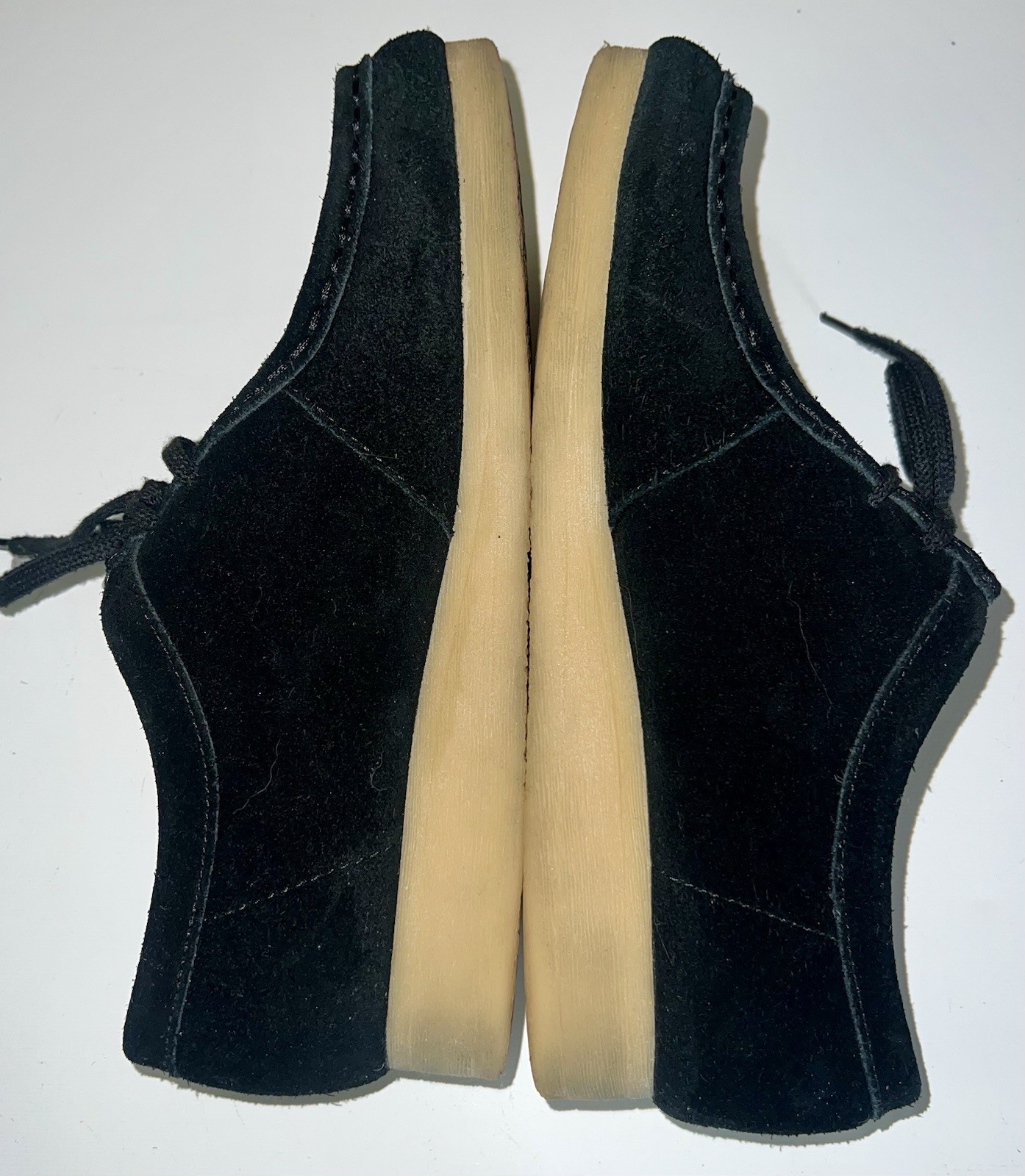 Clarks Originals Wallabee Boots Black Suede Women’s Size 9