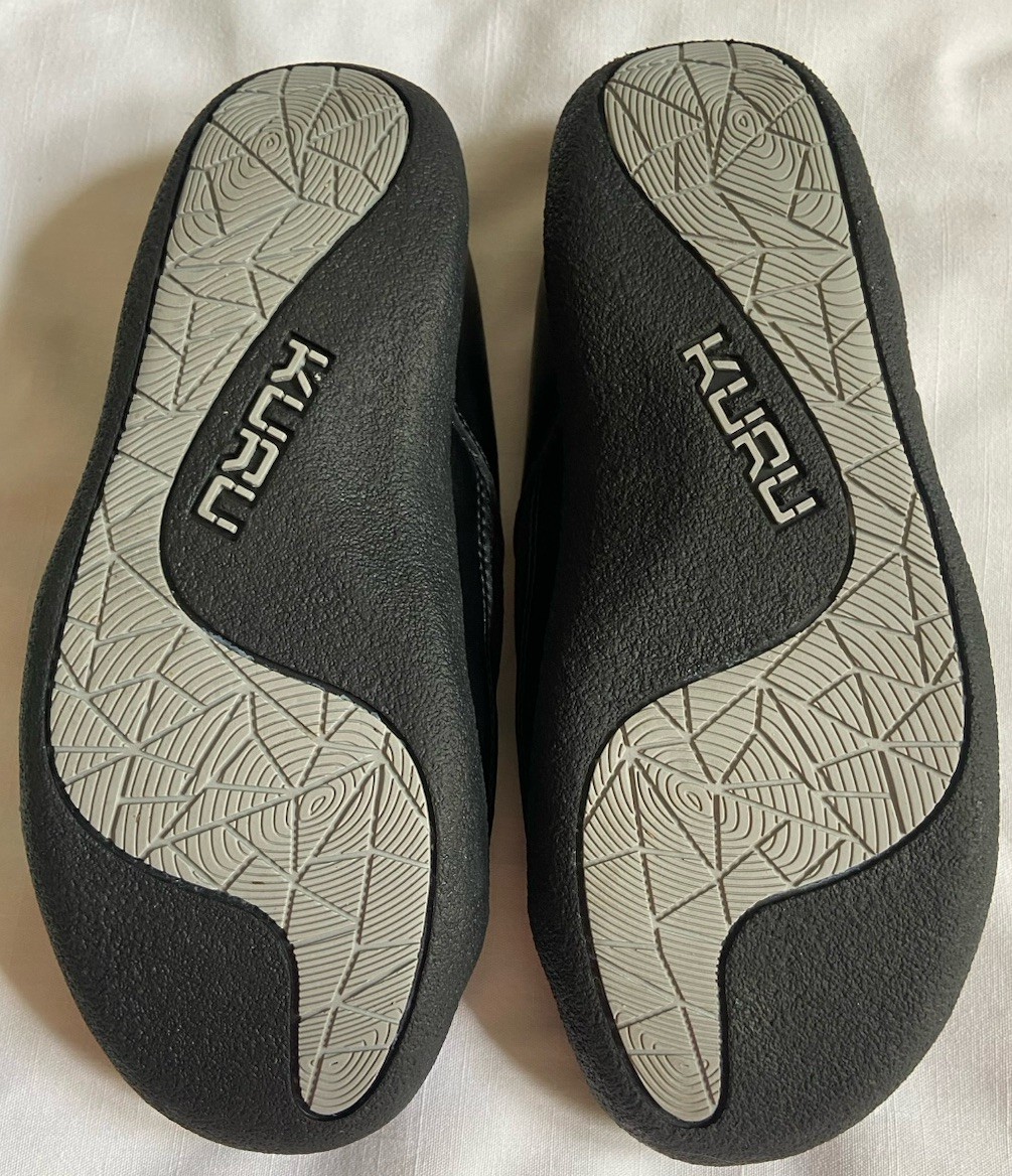 Kuru Draft Black Mesh Knit Slip-On Clog Mule Shoes – Womens Left 7 Right 8