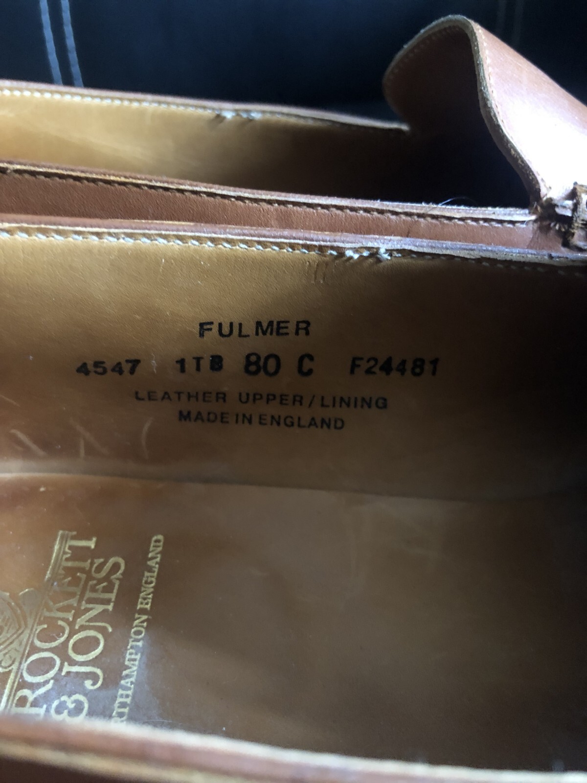 Crockett & Jones Brown Leather Loafers Women’s 80 C Size 39,5