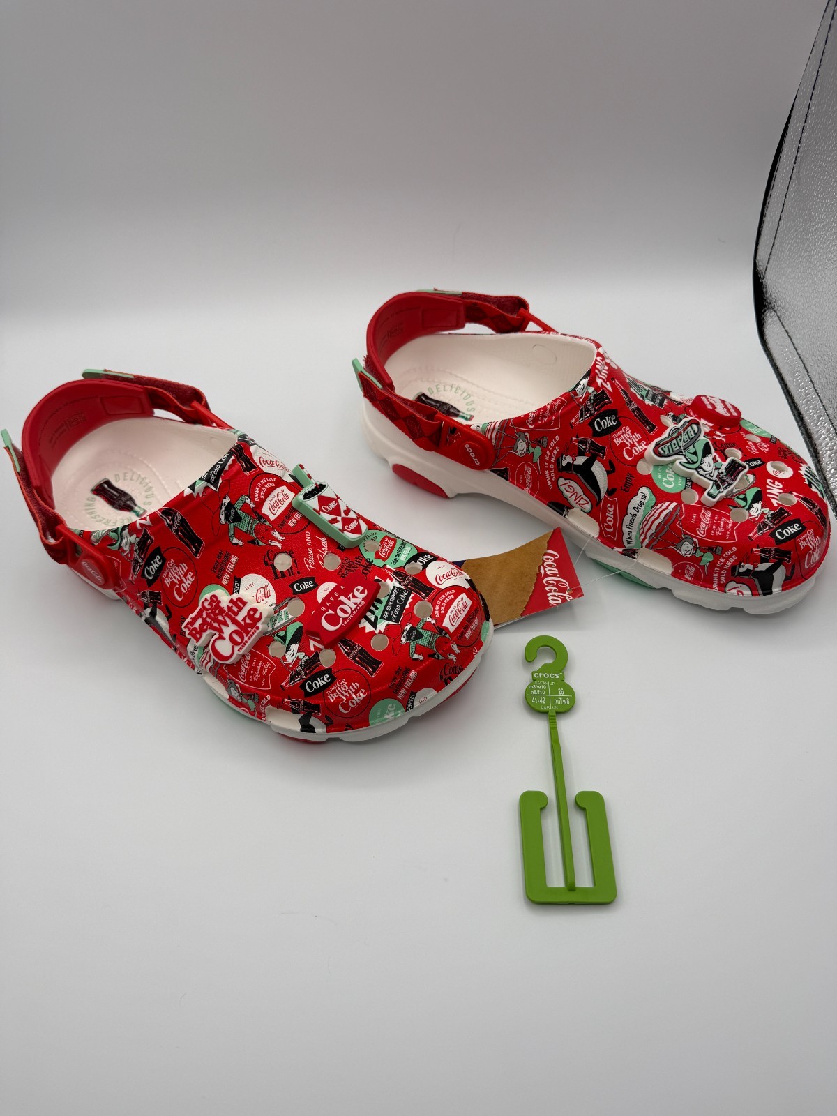 Crocs Coca Cola/Sprite All Terrain Clogs M8/W10 NWT (B-50)