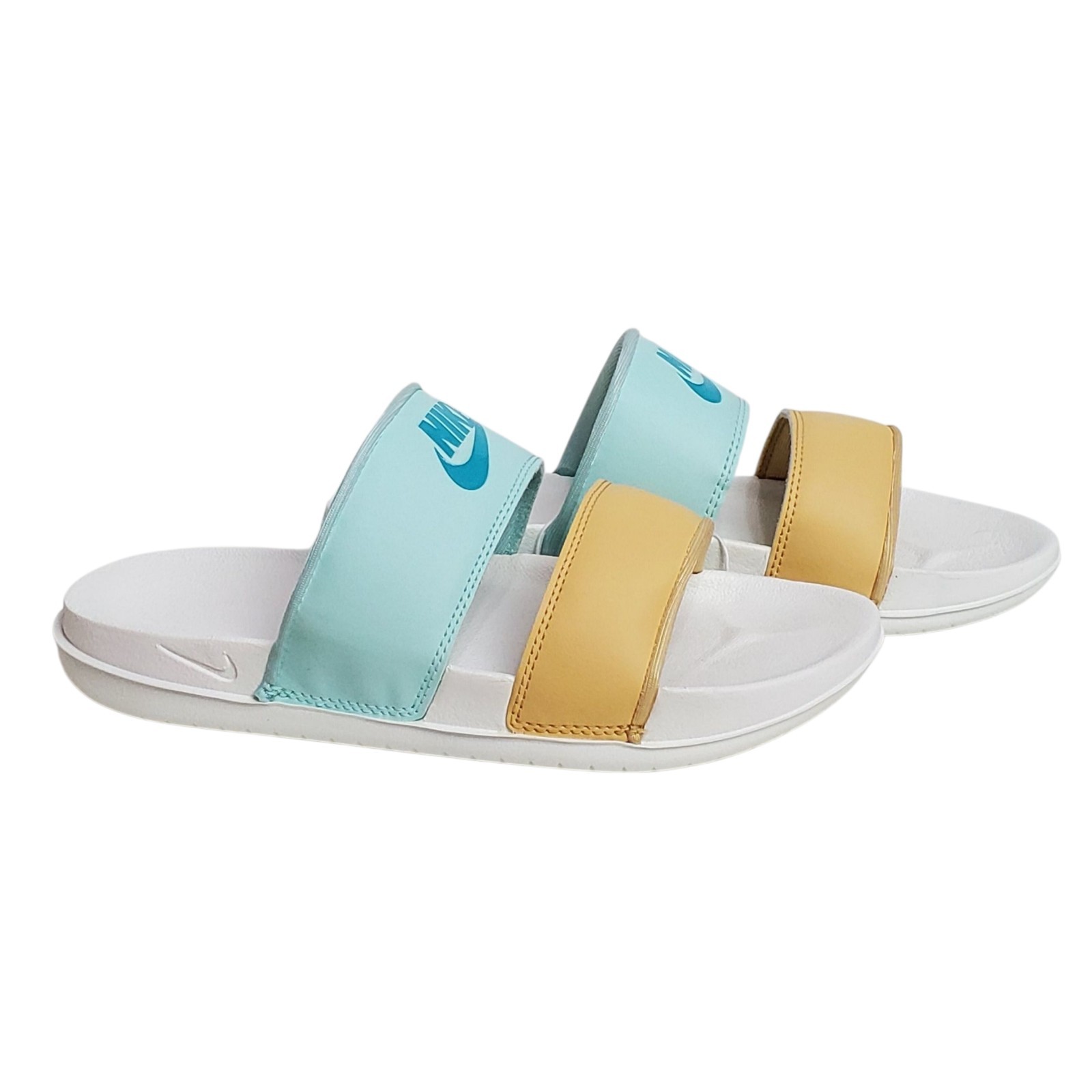 Nike womens offcourt duo slide sandals teal outdoor comfort beach summer classic
