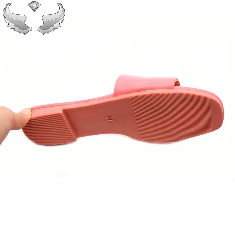 Women’s Slide Sandals Logo Accent Pink Black White Green Size 6 7 8 9 Summer