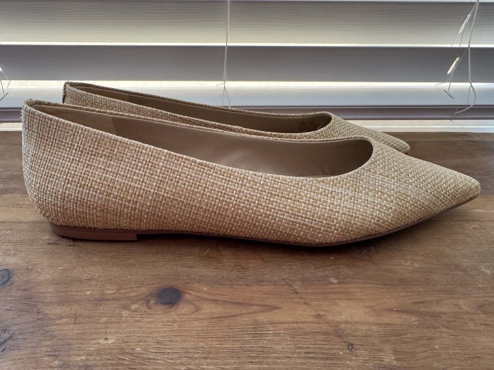 Sam Edelman Wanda Point Flat Sz 9.5 in Beechwood Weave – NWOB