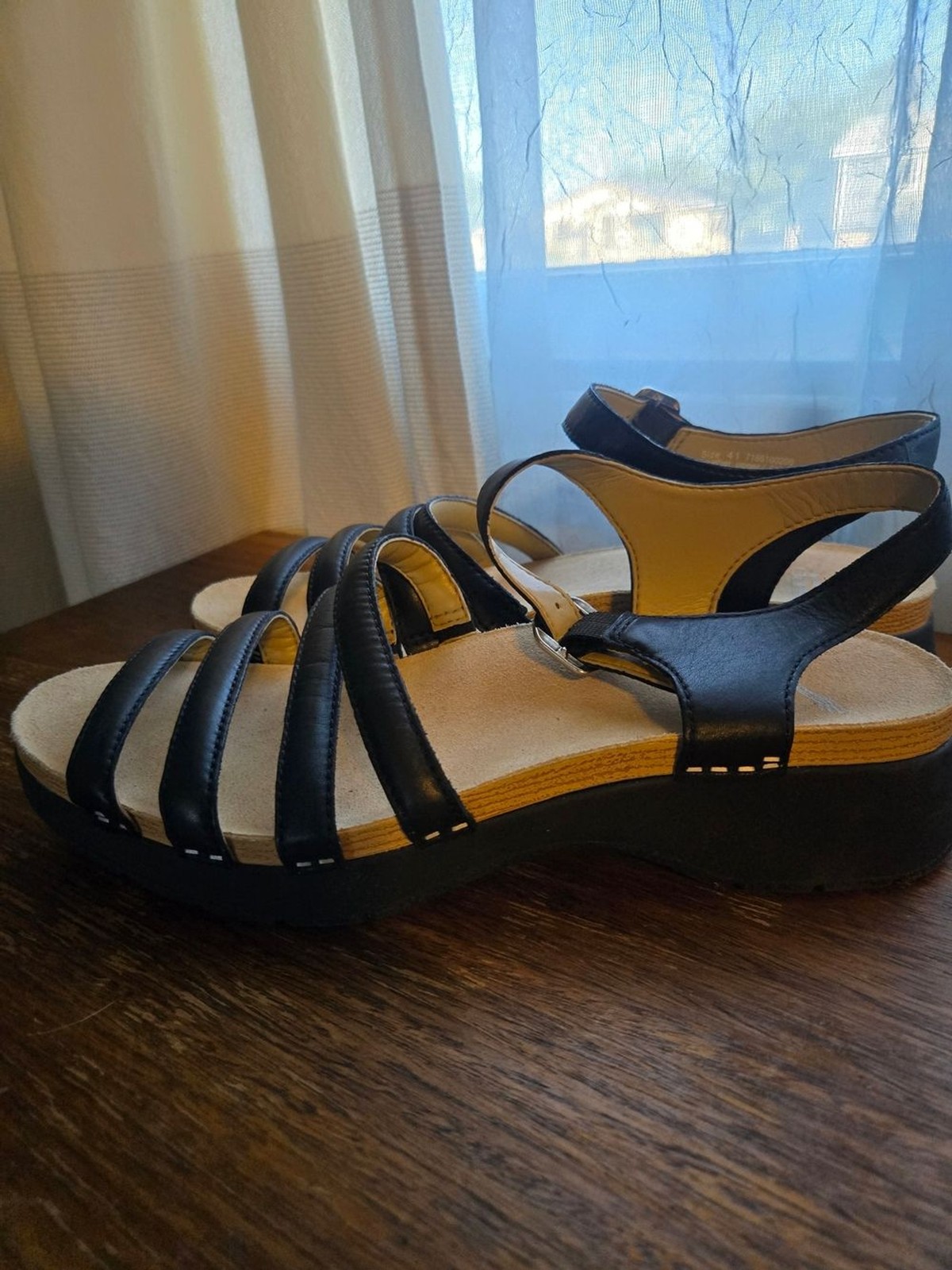 Dansko Black Multi-Strap Women’s Sandals