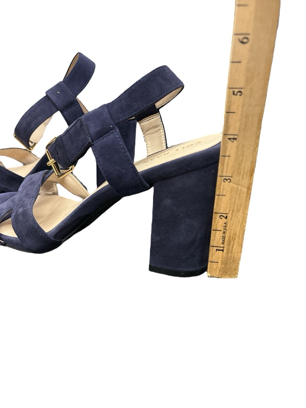 Cole Haan Kadi Sandal – Marine Blue Suede – Women’s Size 7.5 B