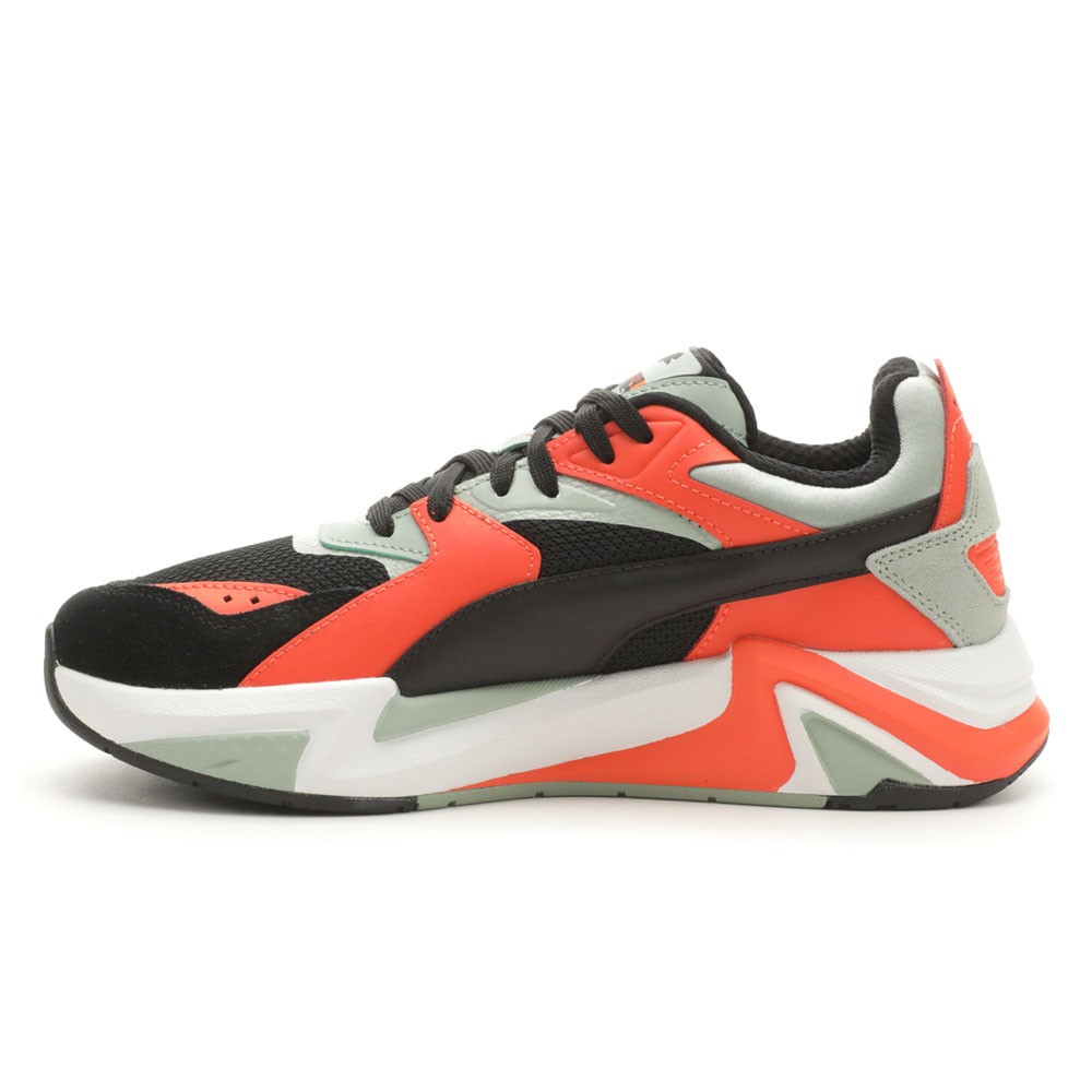 PUMA Rs Pulsoid Brand Love Lace Up Womens Black, Orange Sneakers Casual Shoes 3