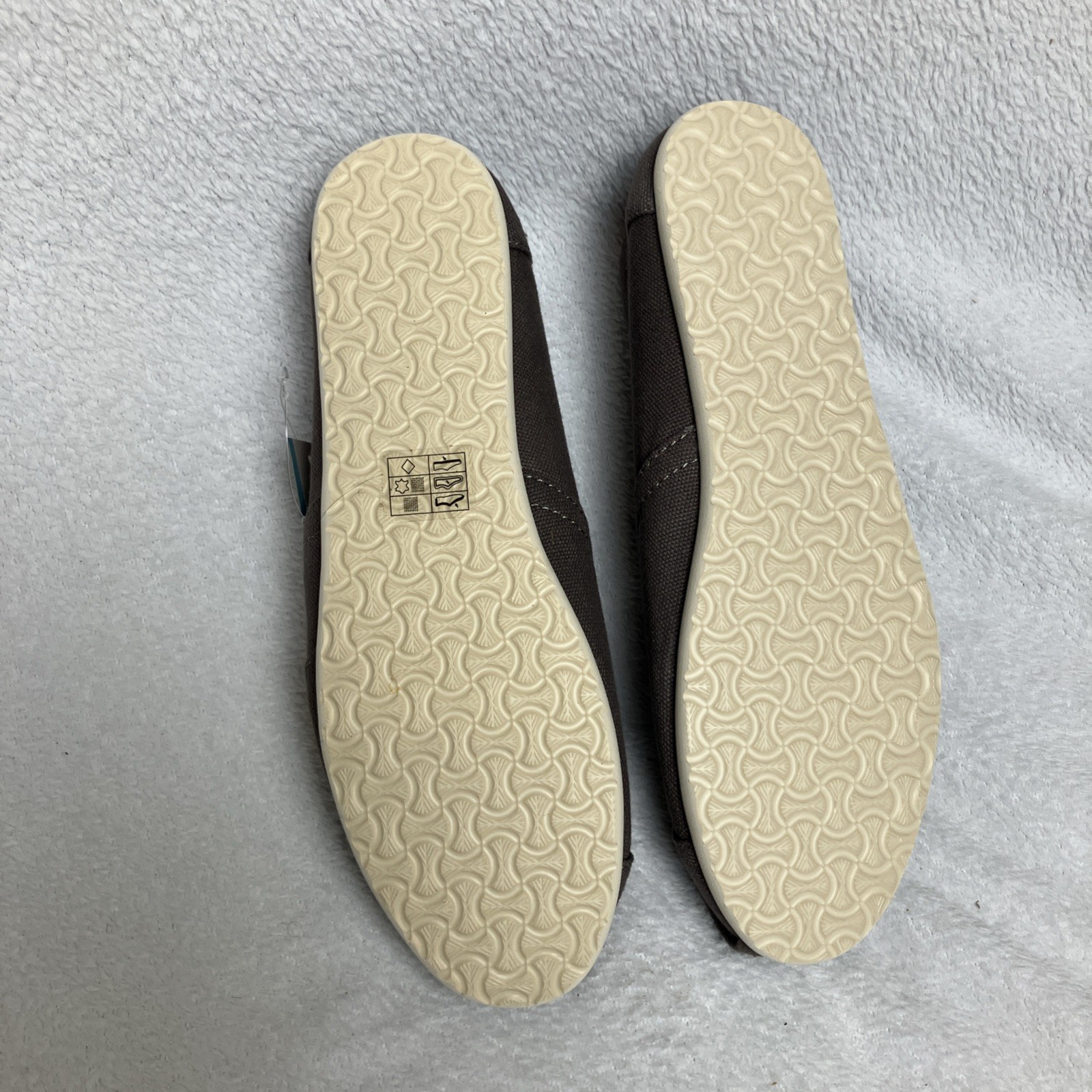 TOMS Alpargata Womens 6.5 Slip-On Shoes Recycled Cotton Canvas Comfort Casual