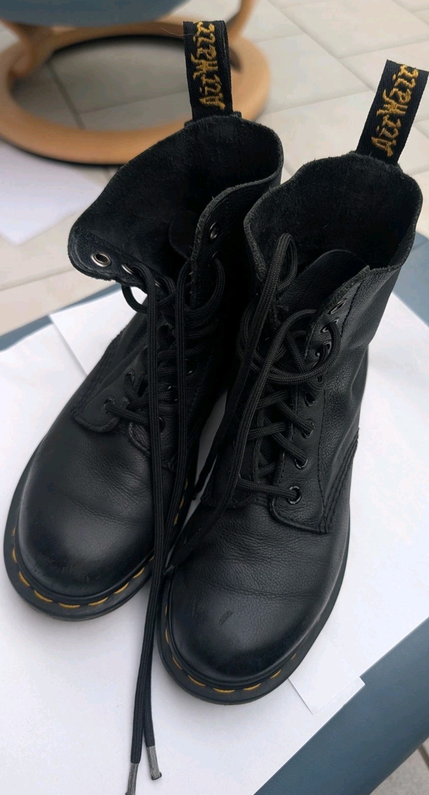 Dr. Martens Vintage Virginia Womens Boots Black EU36 US5