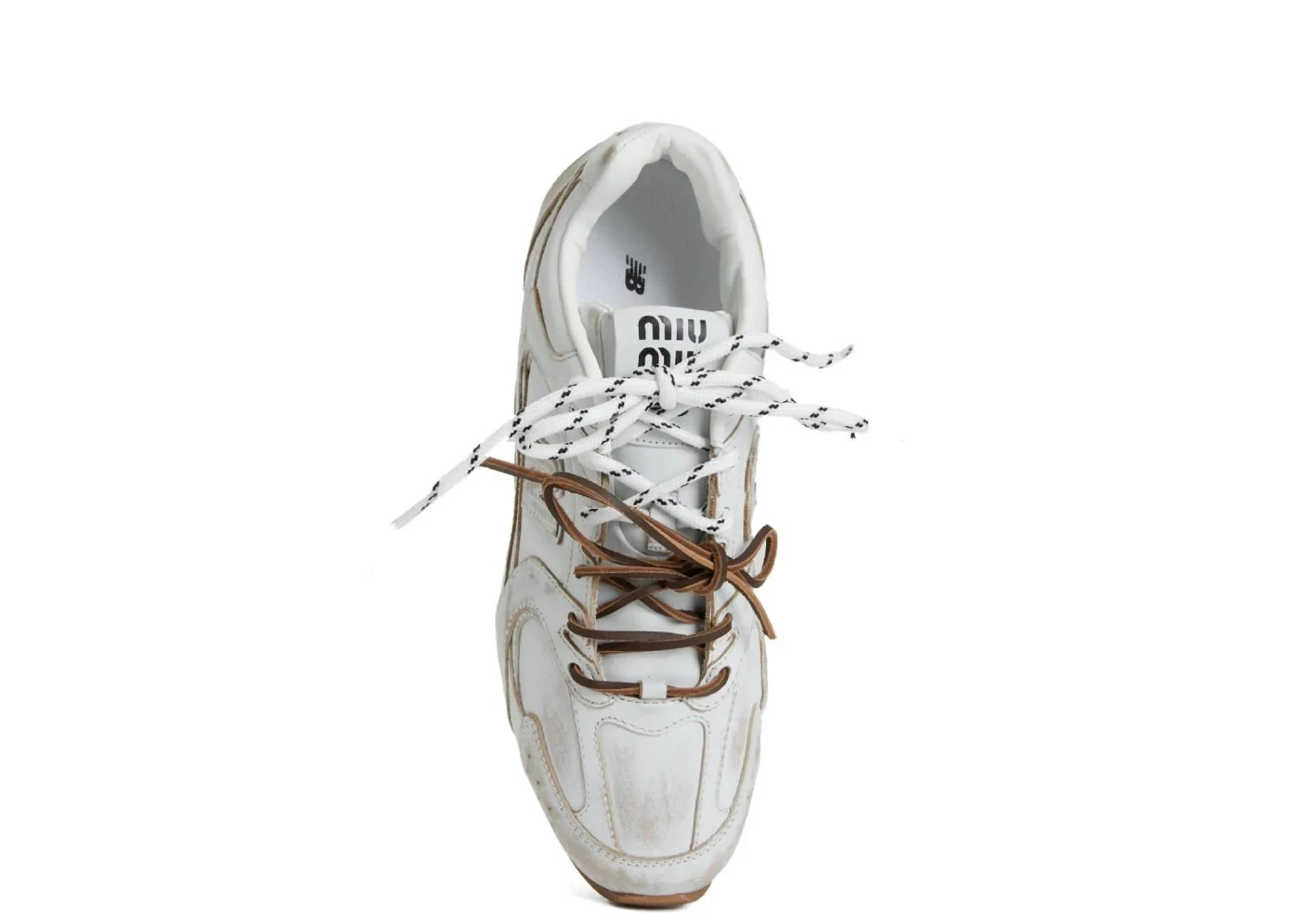 Miu Miu New Balance 530 SL sneakers shoes leather White Brown Women’s