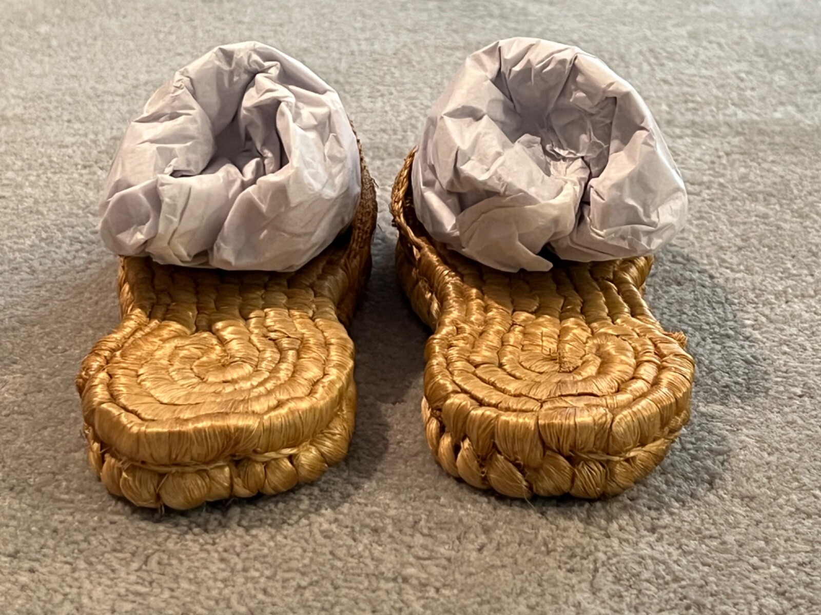 Vintage 1940’s Hand Woven Women’s Sandals from the Philippines