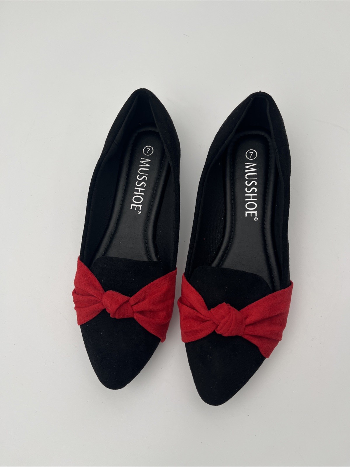 MUSSHOE Flat Shoes for Women Memory Foam Comfortable Pointed Toe Women Flats