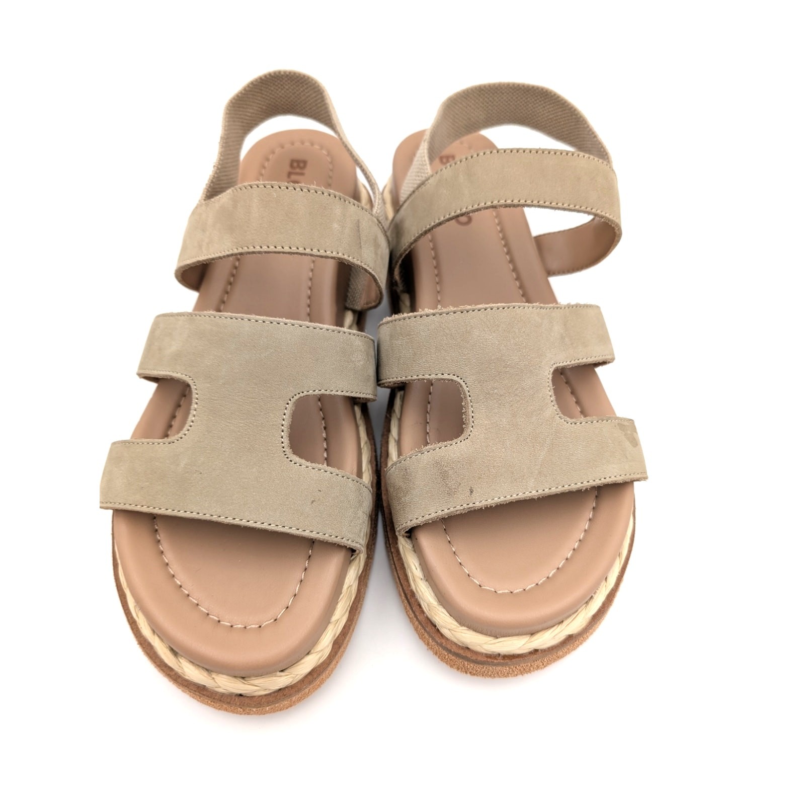 Blondo Fernanda Slingback Platform Sandal Women’s Sand Tan Size US10M EU41