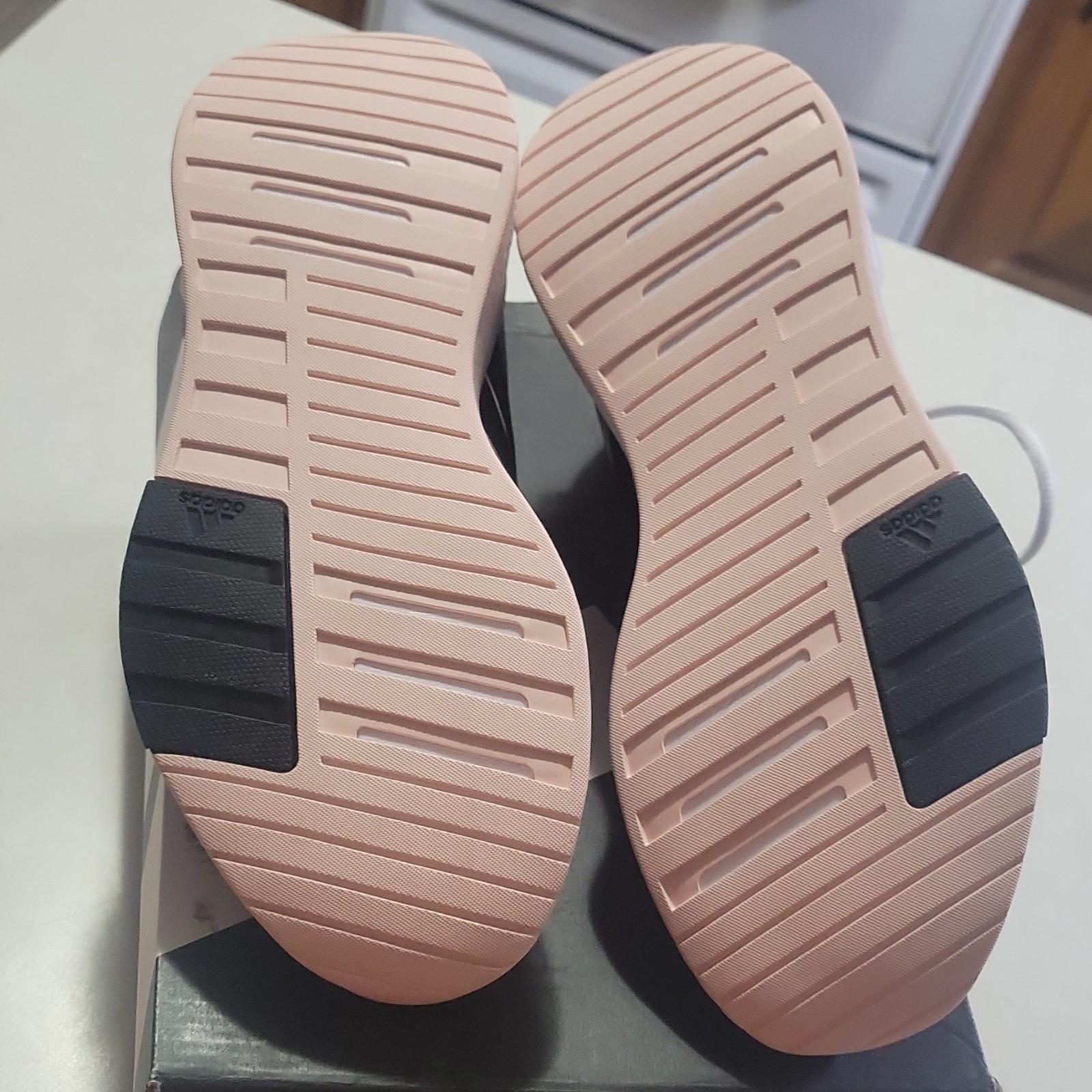 adidas Racer TR23 Women’s Athletic Sneakers Black Pink White Lace-Up IH2333