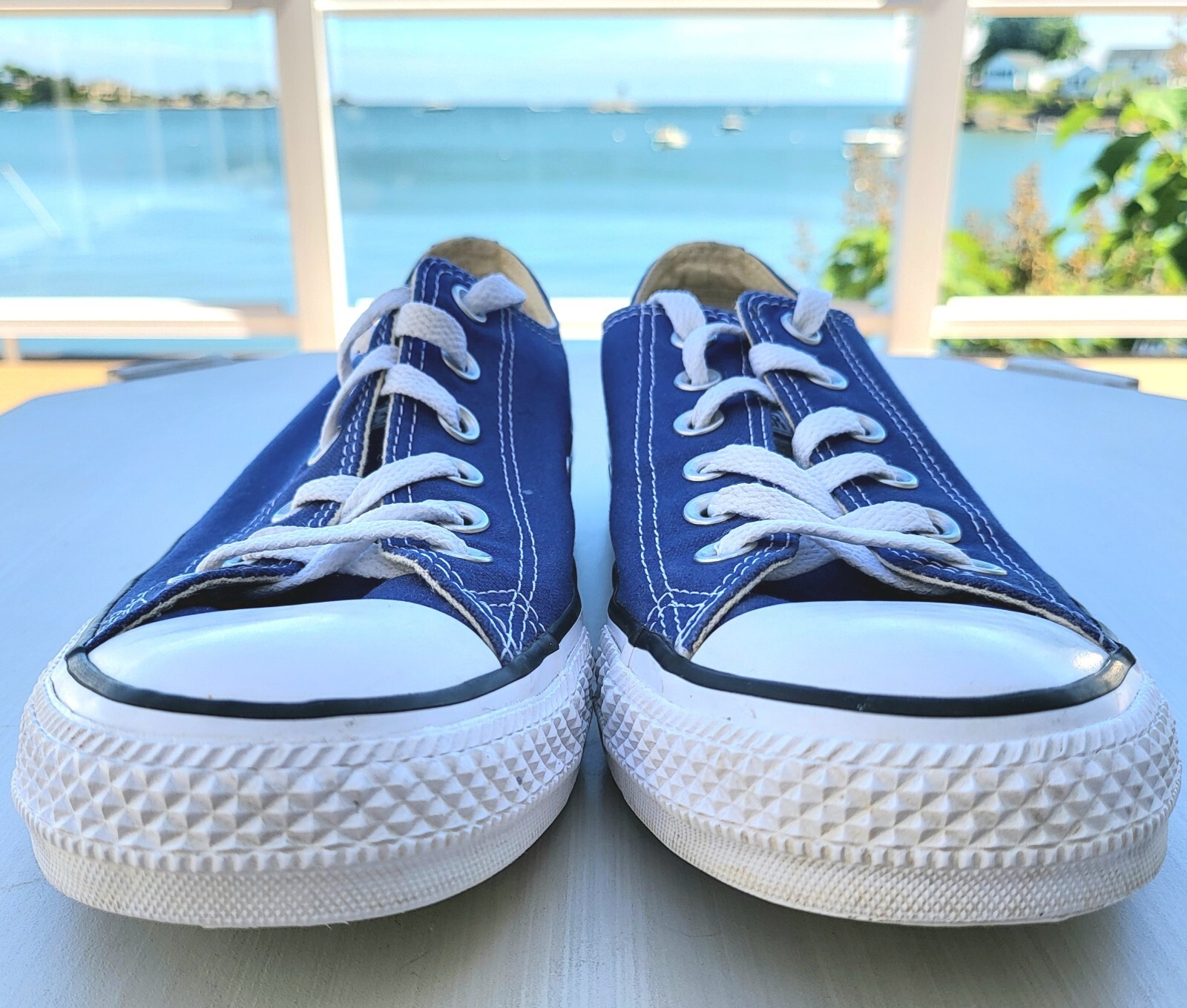 Converse Unisex Adults CTAS OX Sneakers Blue 151177F Low Top Lace Up M7 W9