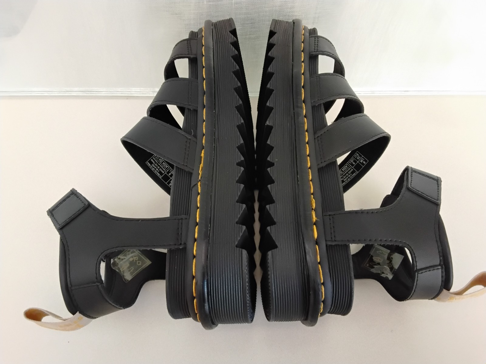 Dr. Martens Blaire Sandals Black Leather Women’s Size 8